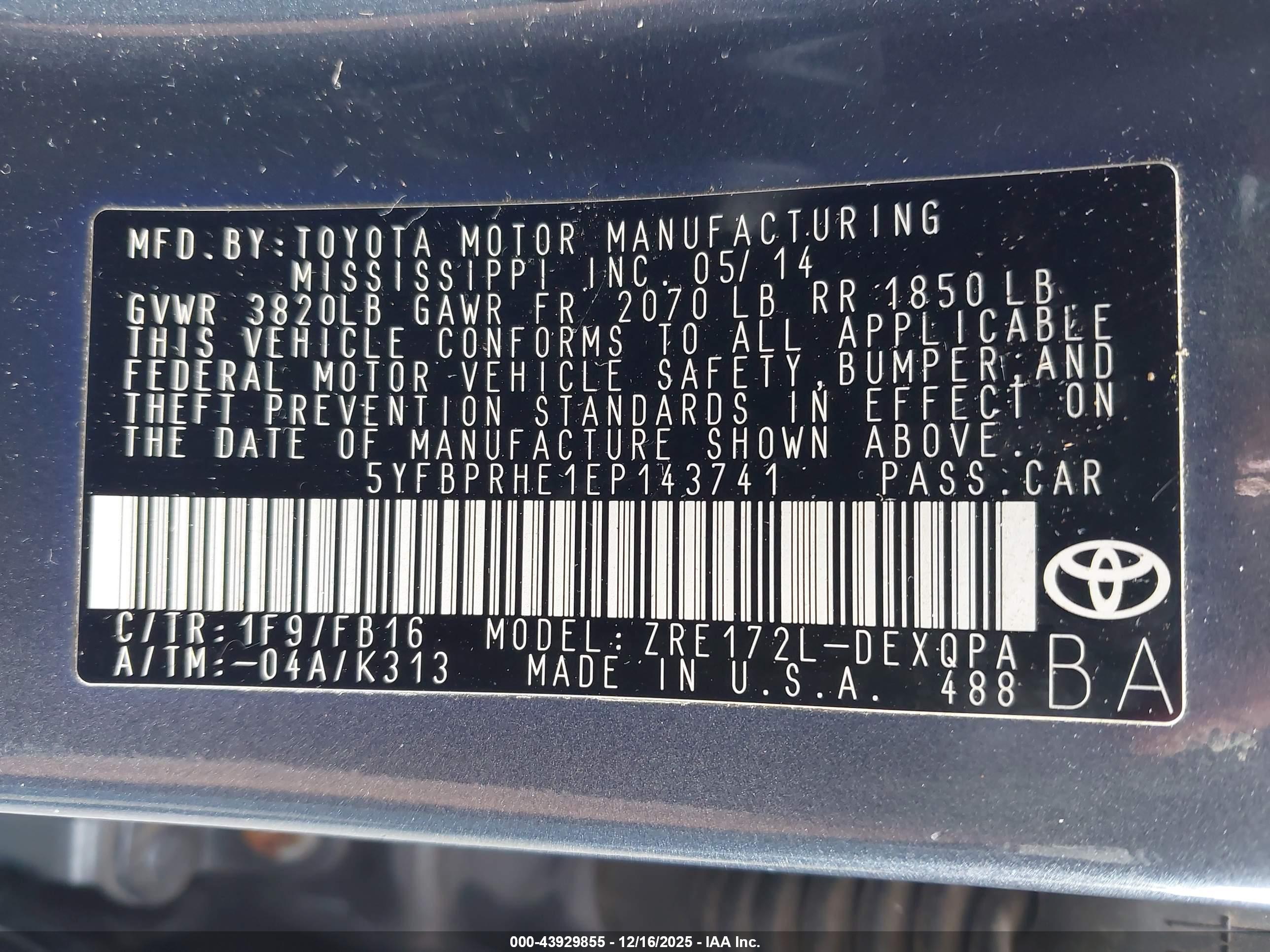 TOYOTA COROLLA image 9