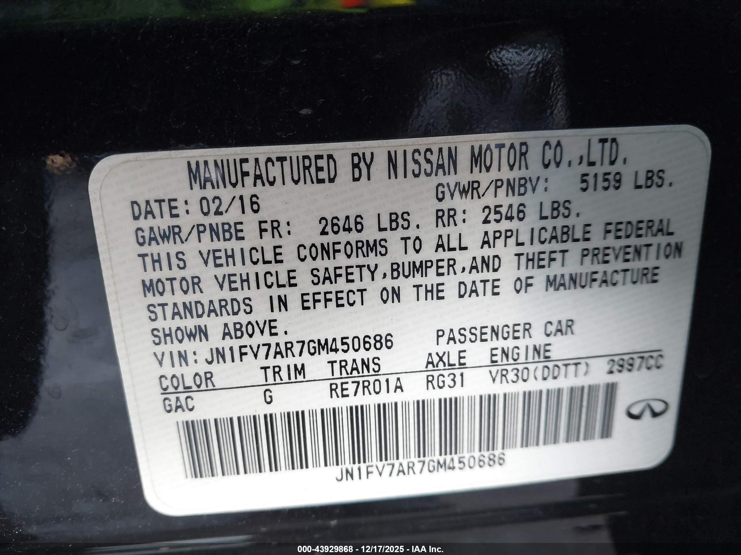 INFINITI Q50 image 9