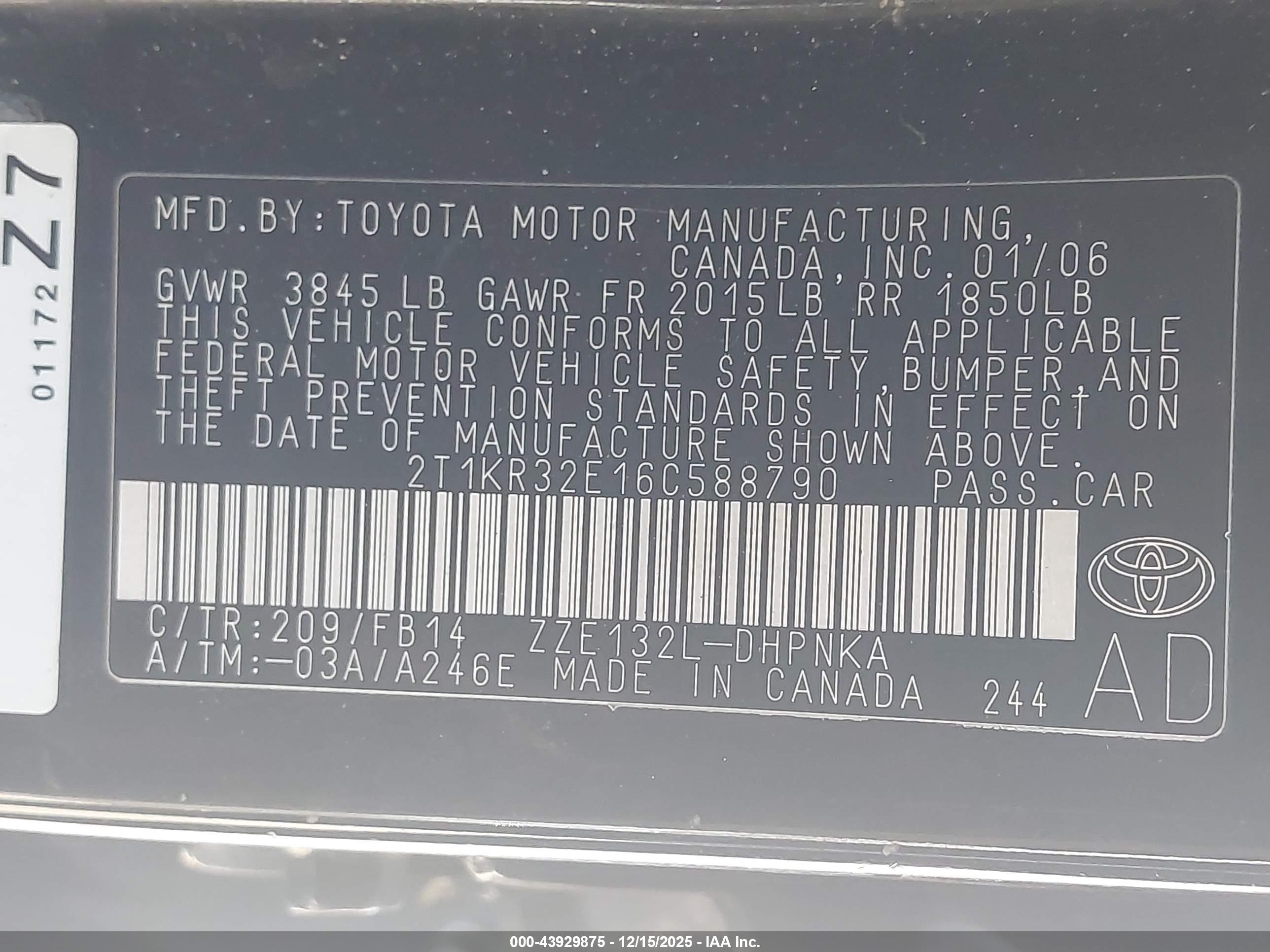 TOYOTA MATRIX image 9