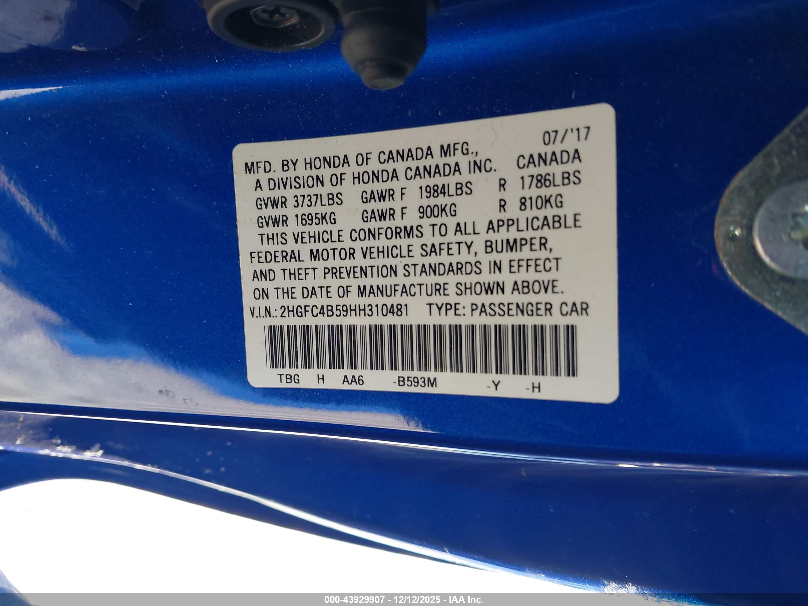 HONDA CIVIC image 9