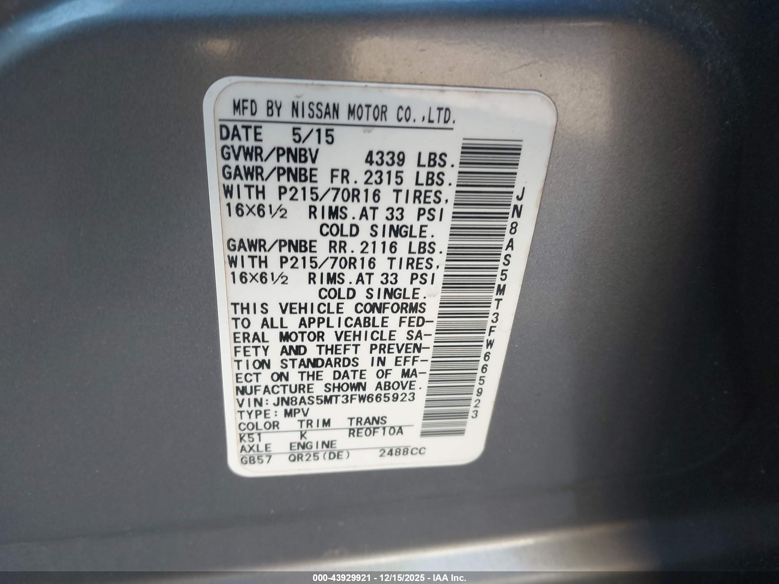 NISSAN ROGUE image 9