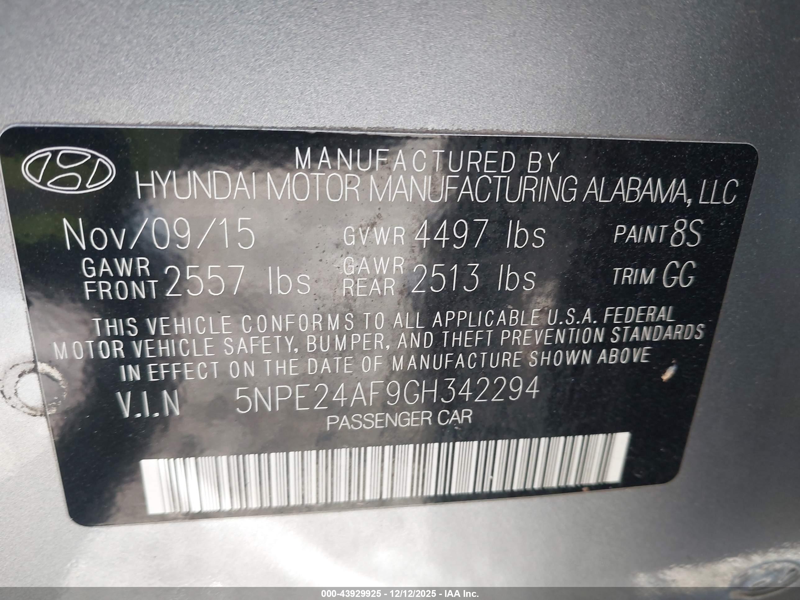 HYUNDAI SONATA image 9