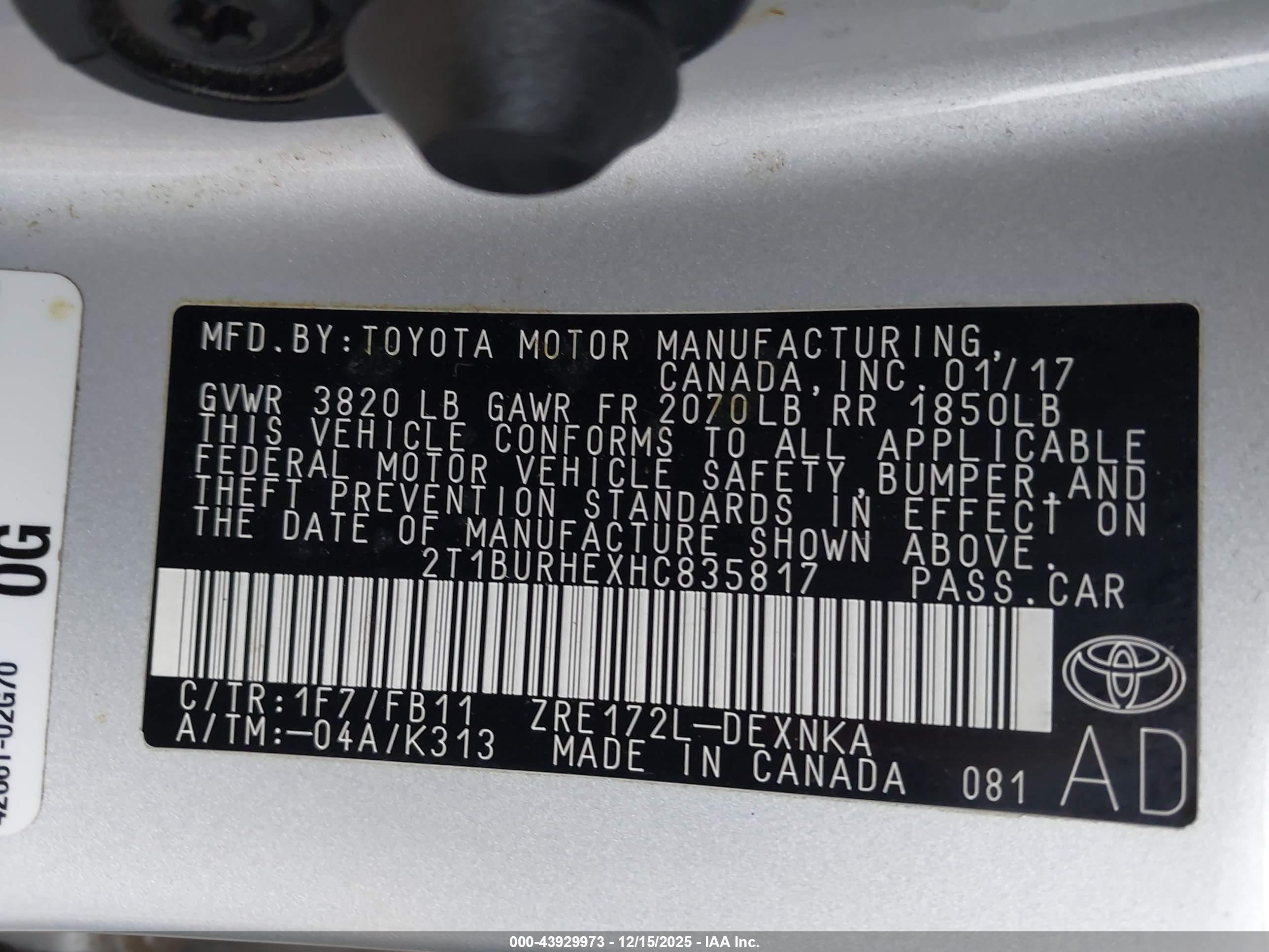 TOYOTA COROLLA image 9