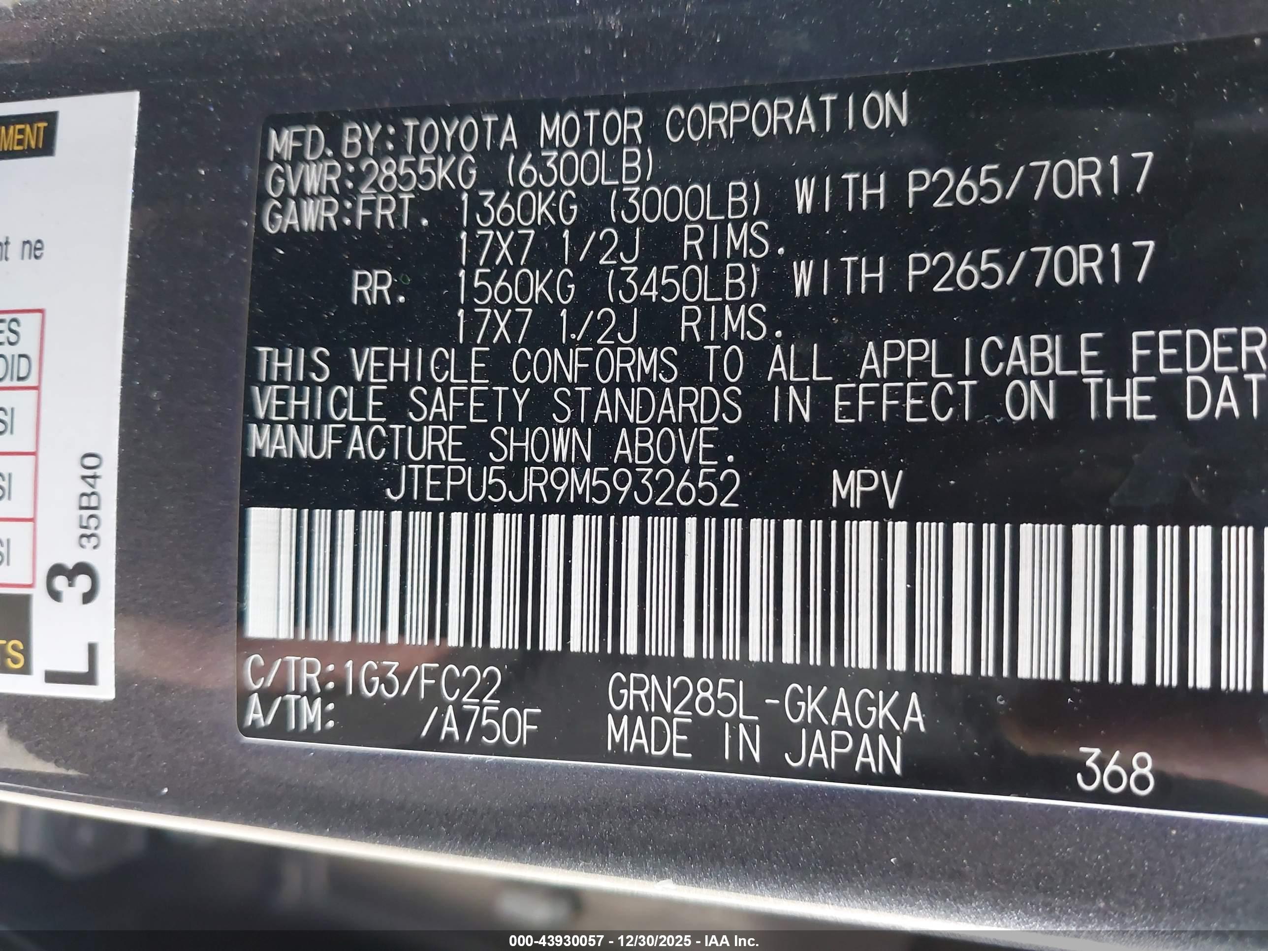 TOYOTA 4RUNNER image 9