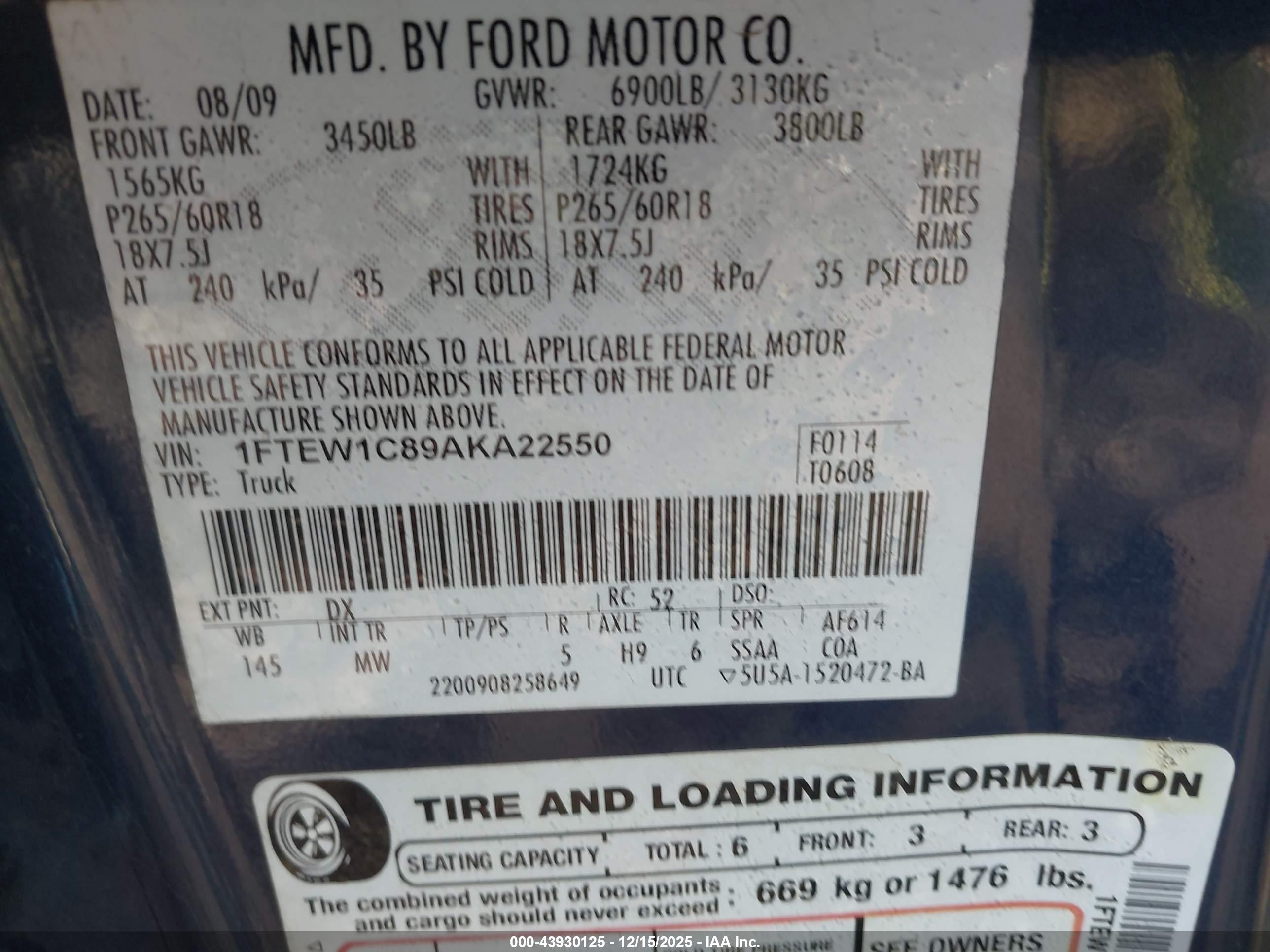 FORD F-150 image 9