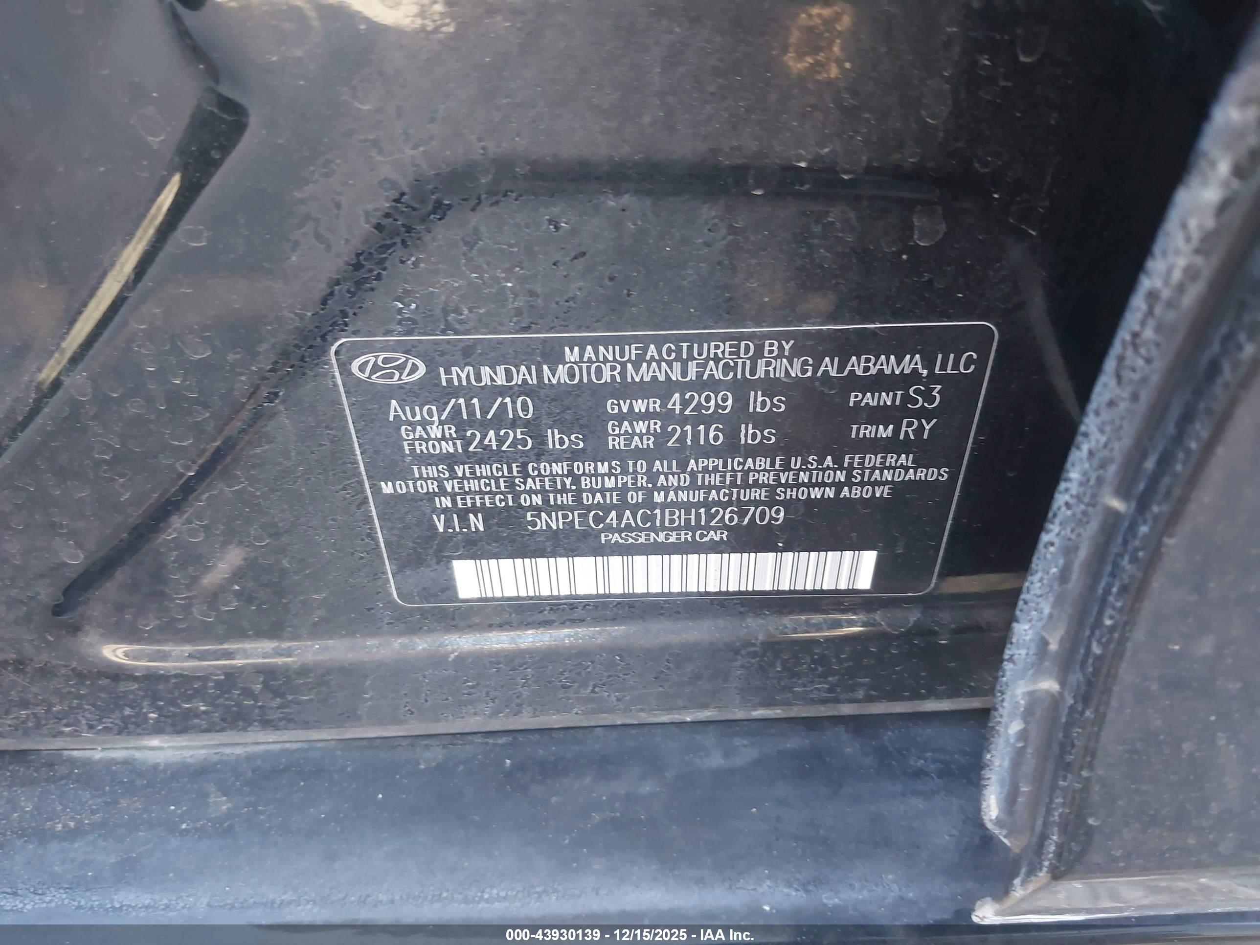 HYUNDAI SONATA image 9
