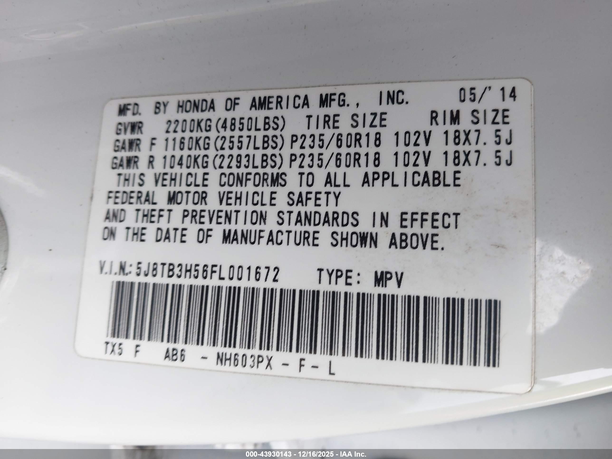ACURA RDX image 9