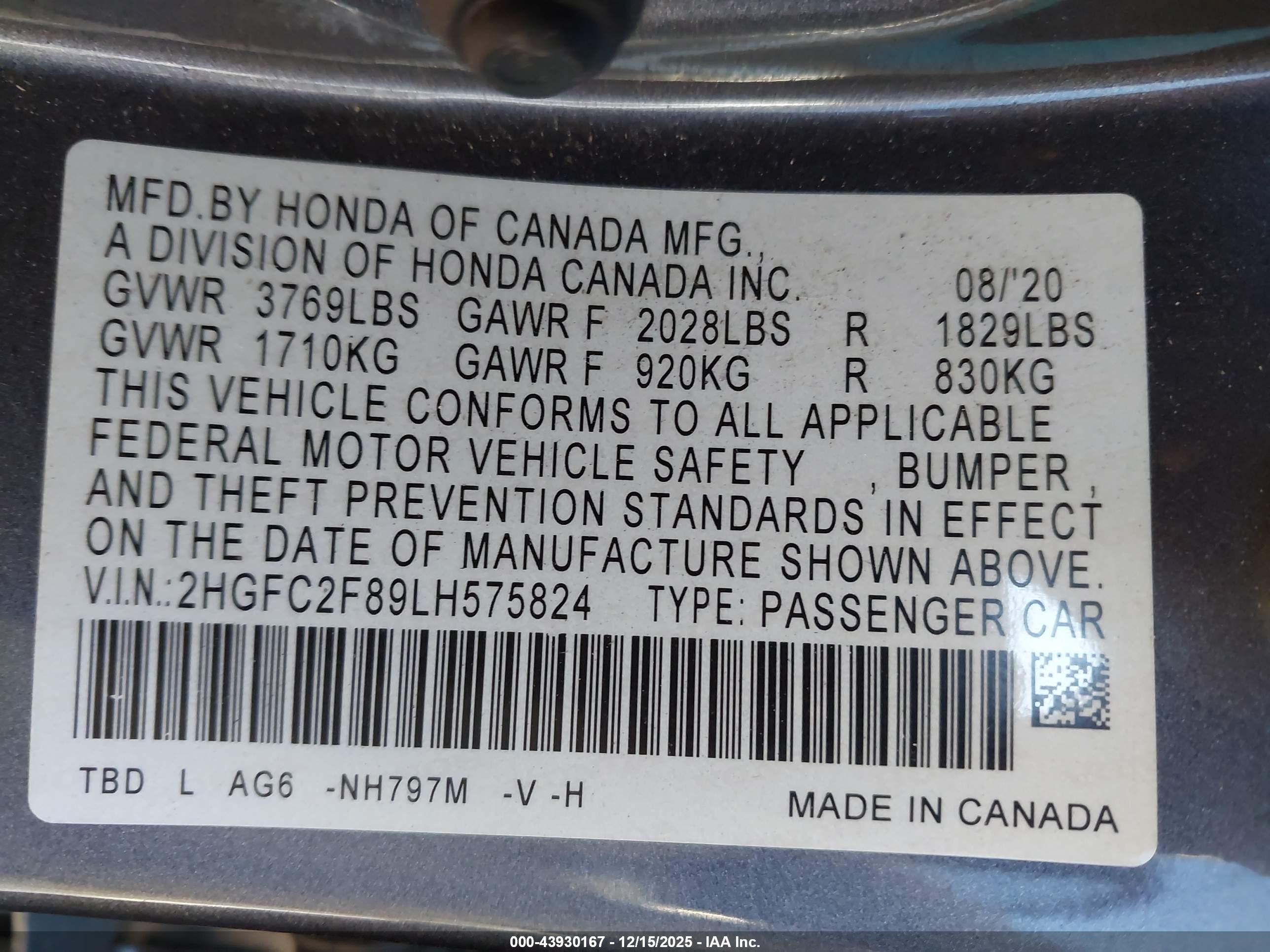 HONDA CIVIC image 9
