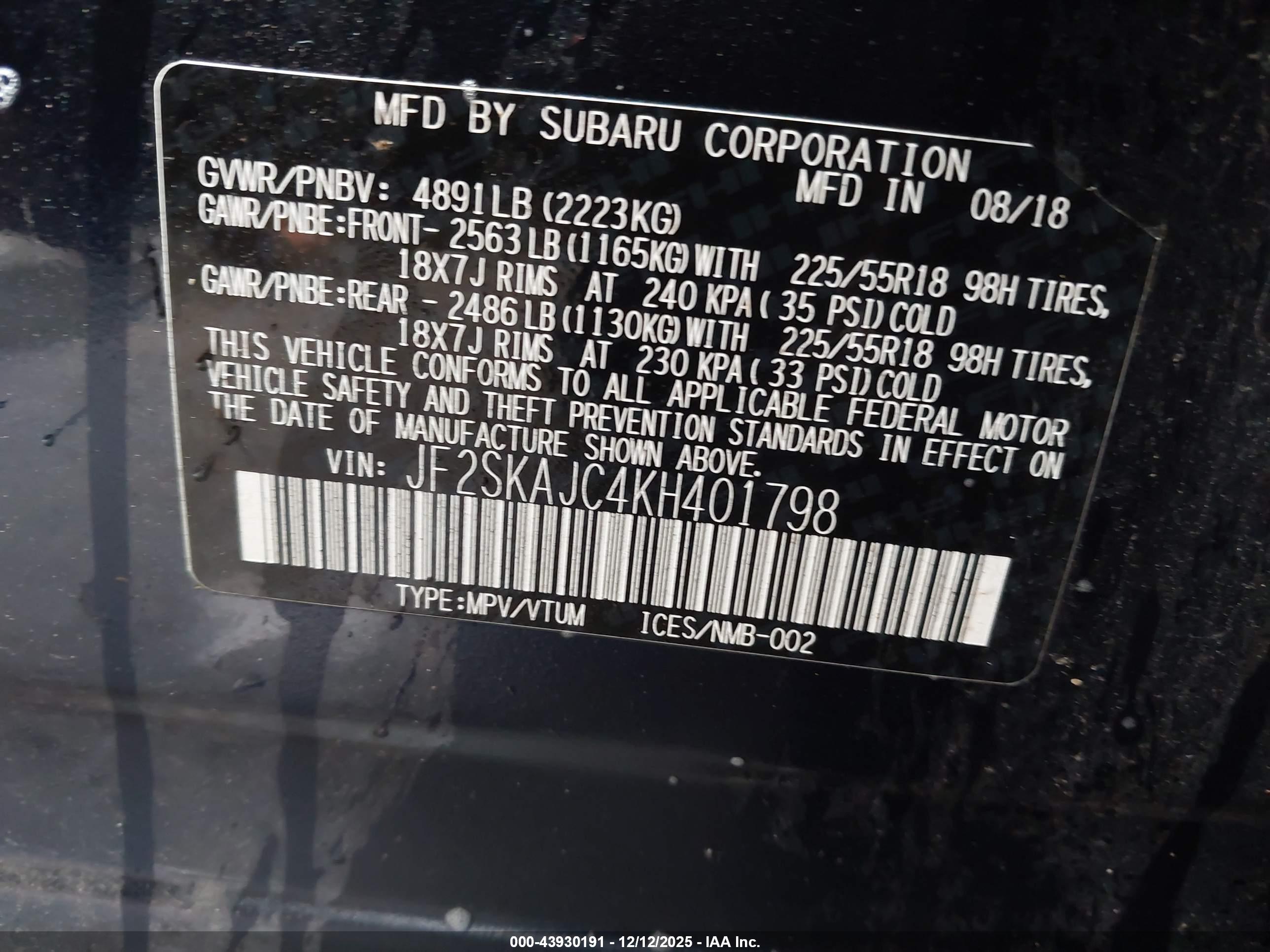 SUBARU FORESTER image 9