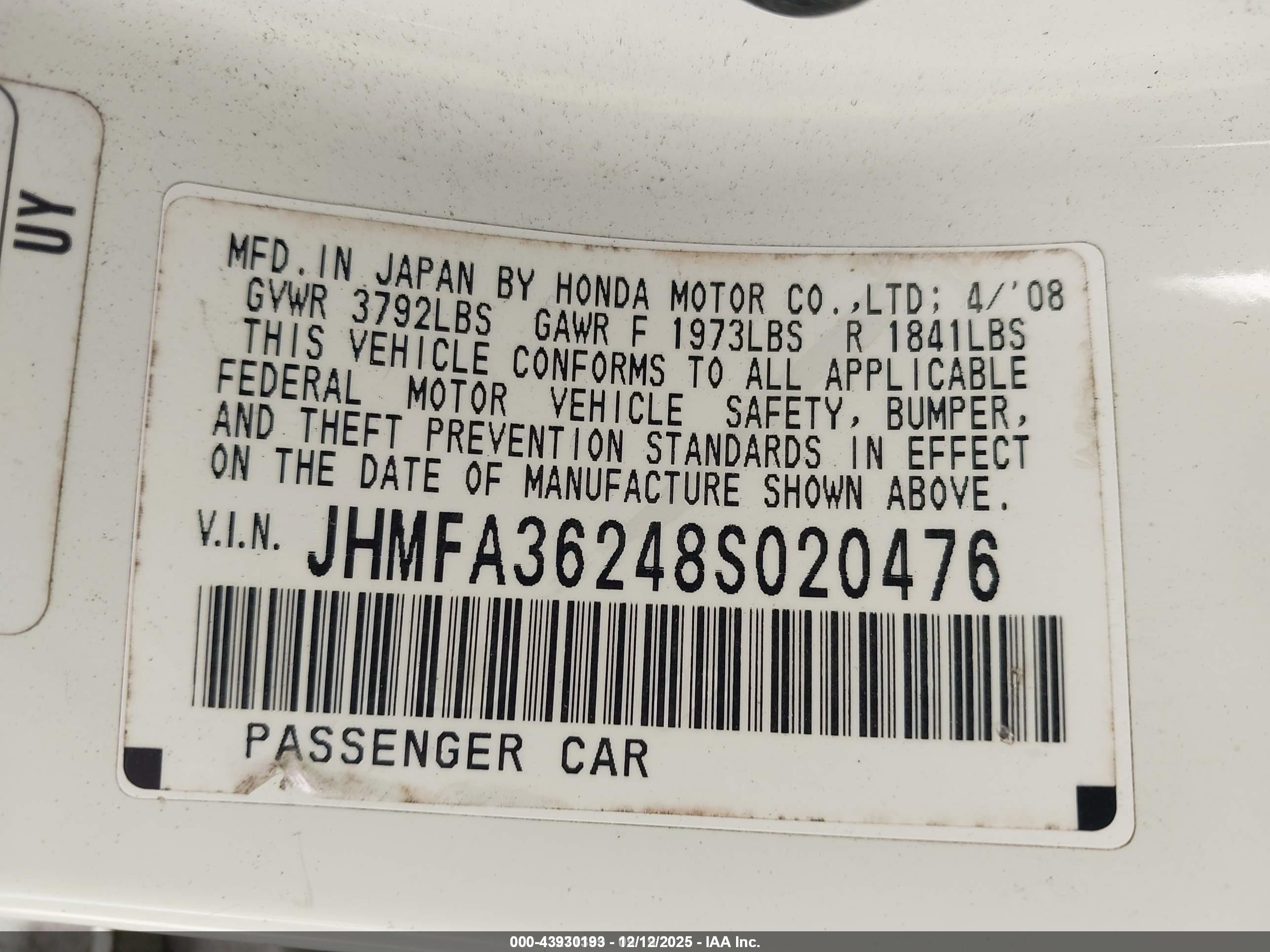 HONDA CIVIC image 9