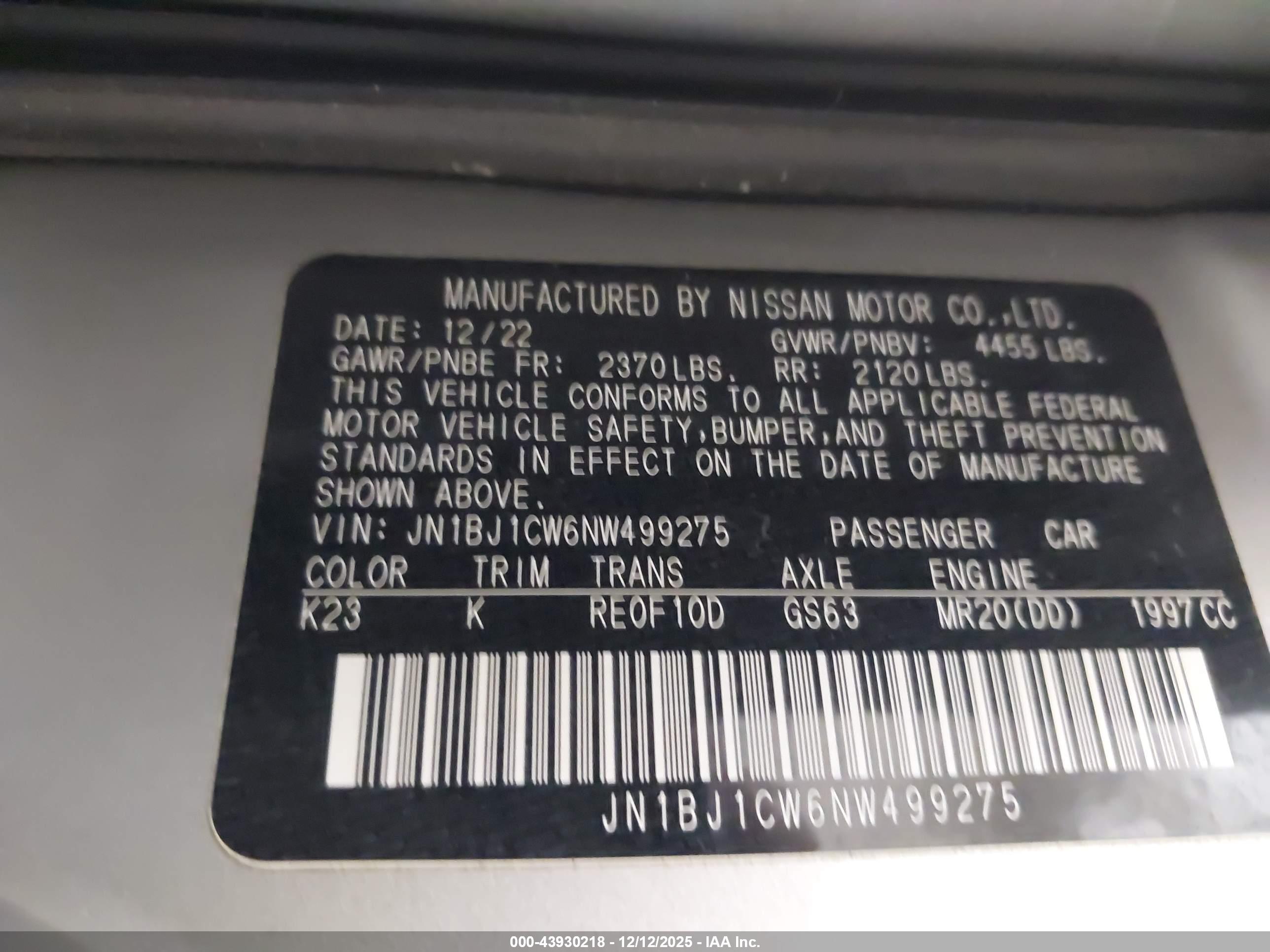 NISSAN ROGUE image 9