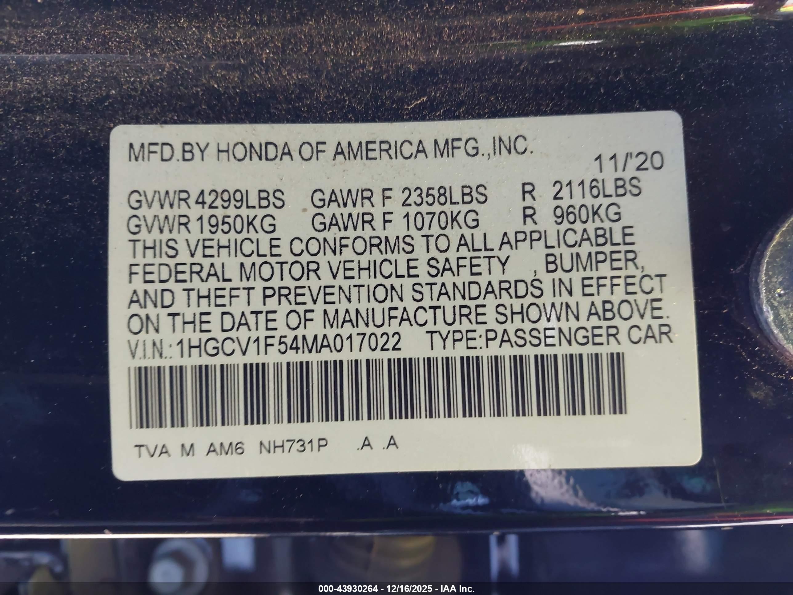 HONDA ACCORD image 9