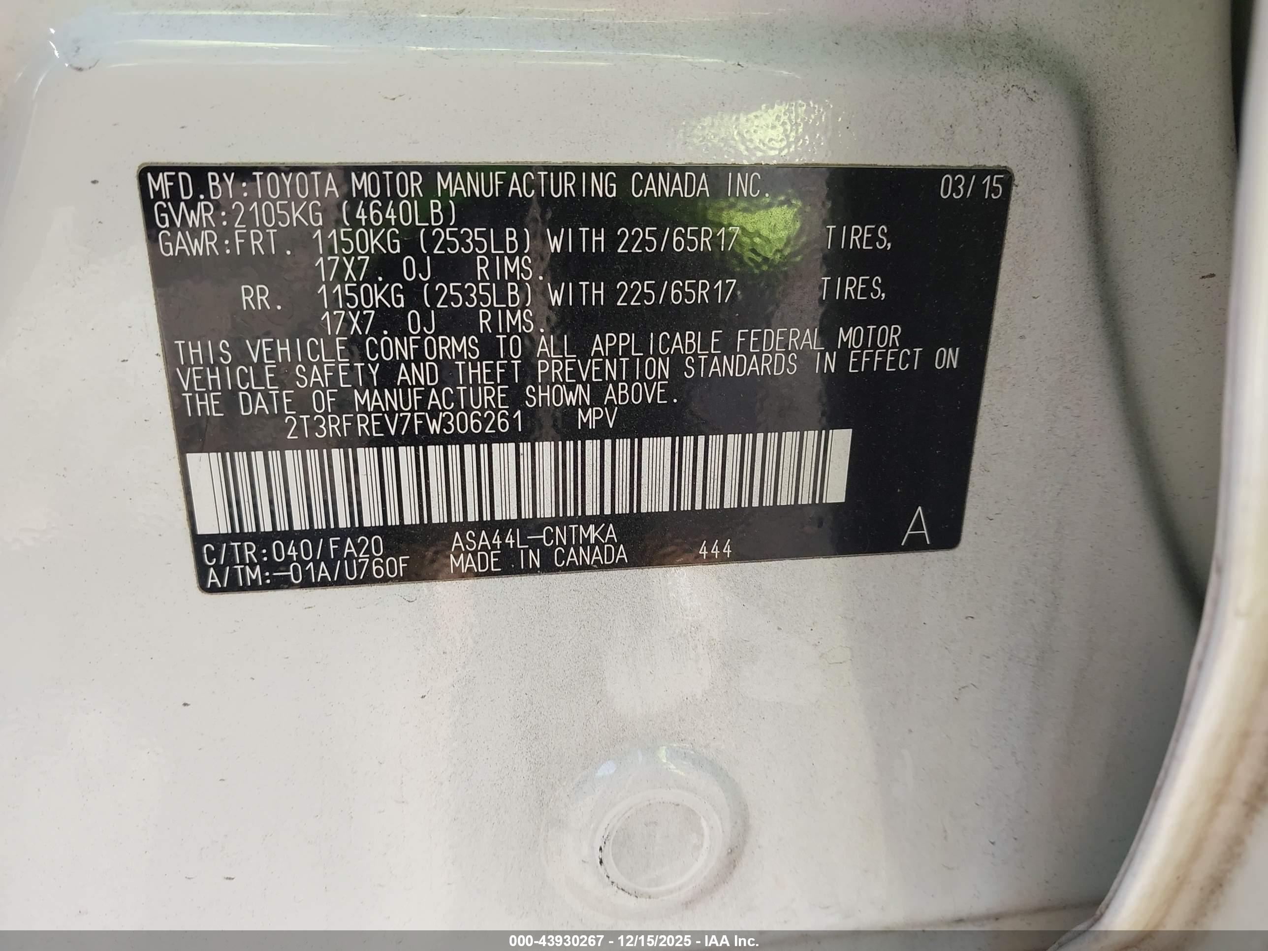 TOYOTA RAV4 image 9
