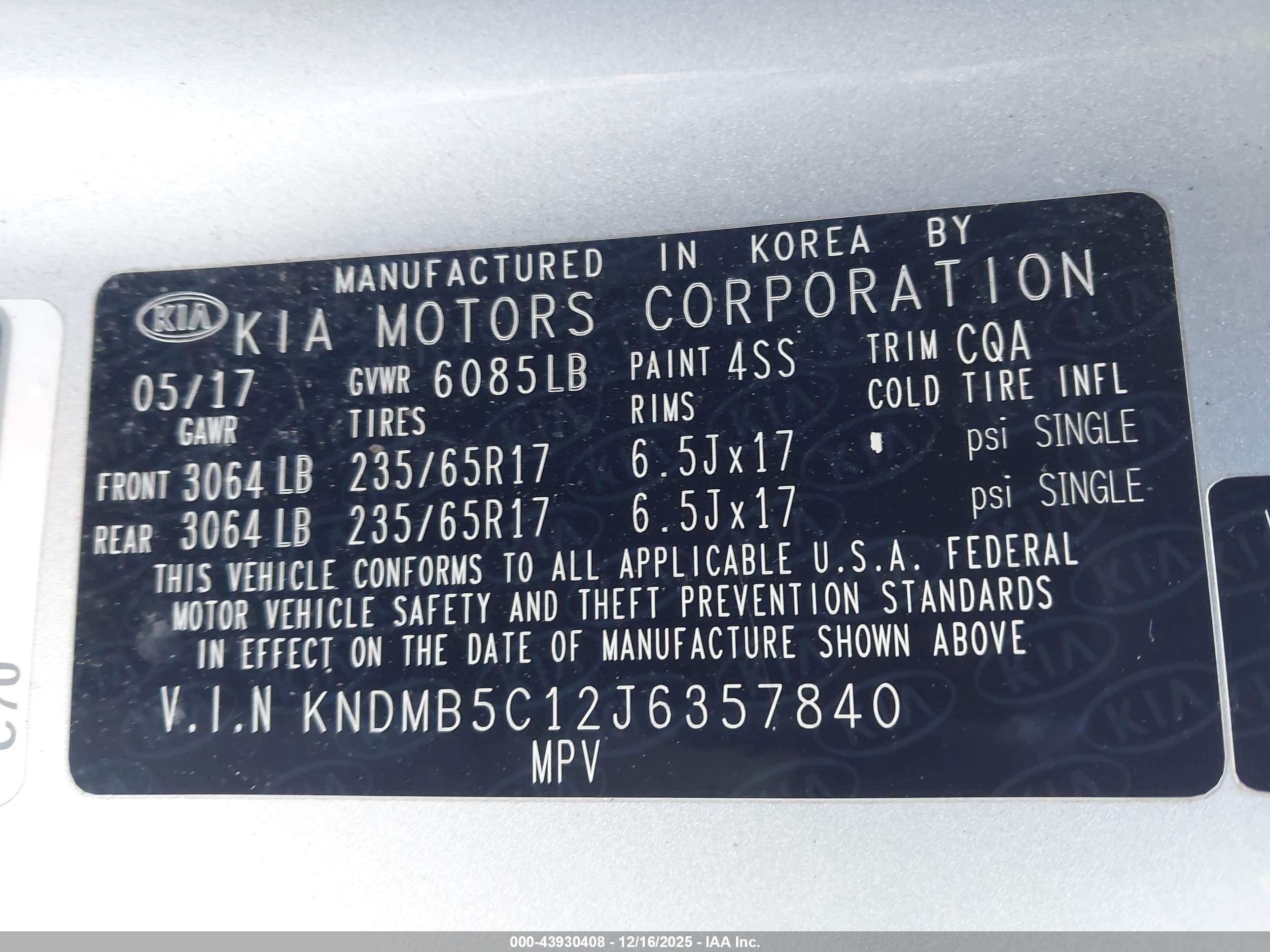 KIA SEDONA image 9
