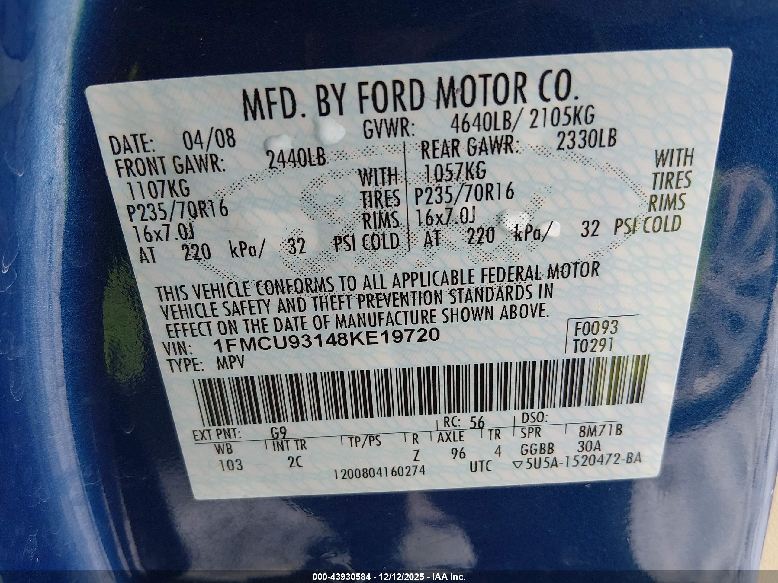 FORD ESCAPE image 9