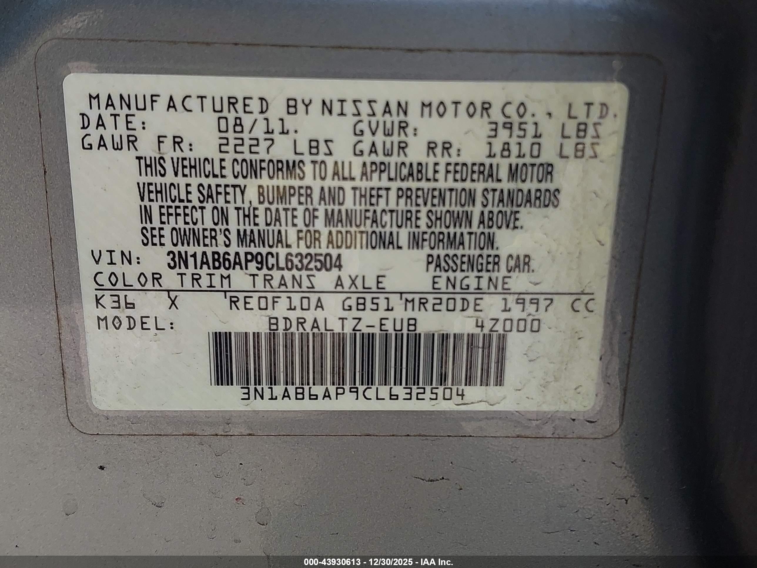 NISSAN SENTRA image 9