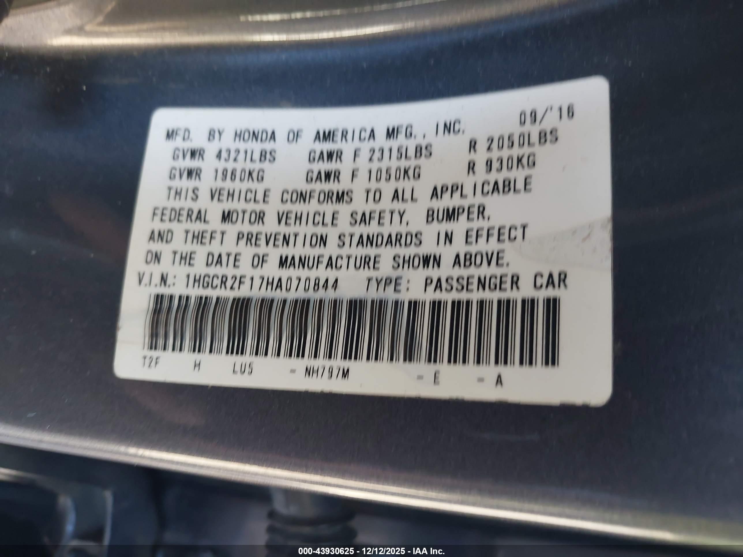 HONDA ACCORD image 9