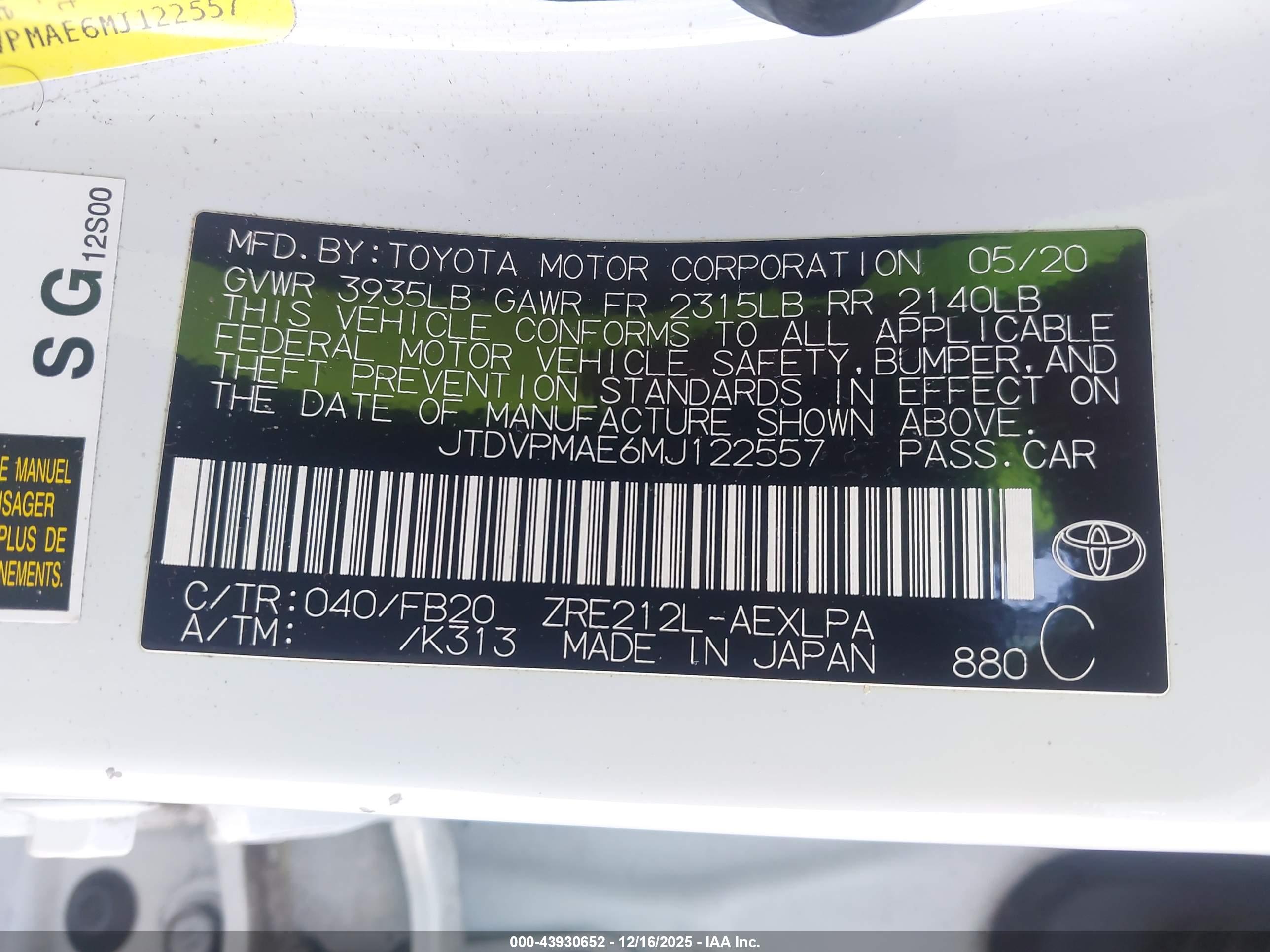 TOYOTA COROLLA image 9