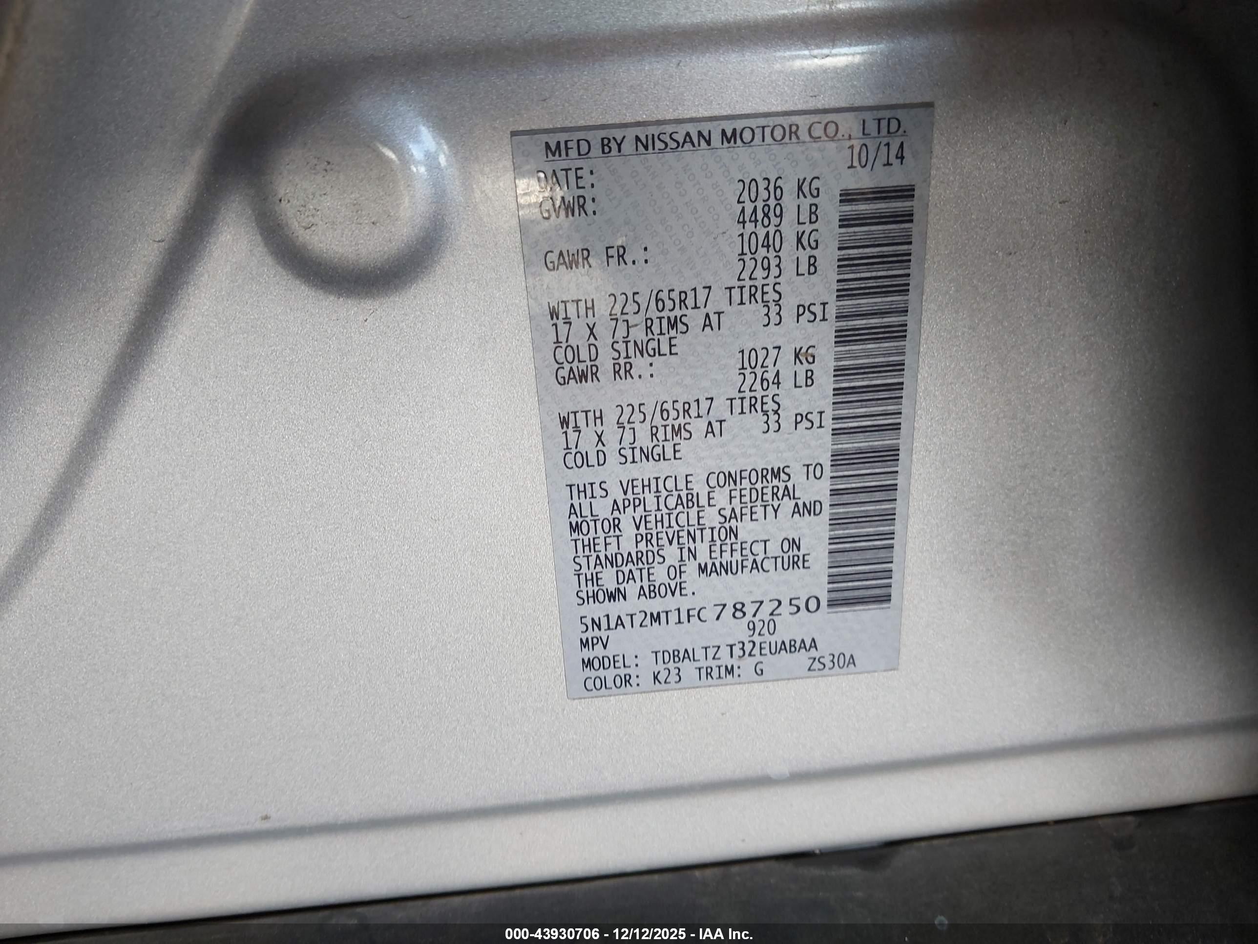 NISSAN ROGUE image 9