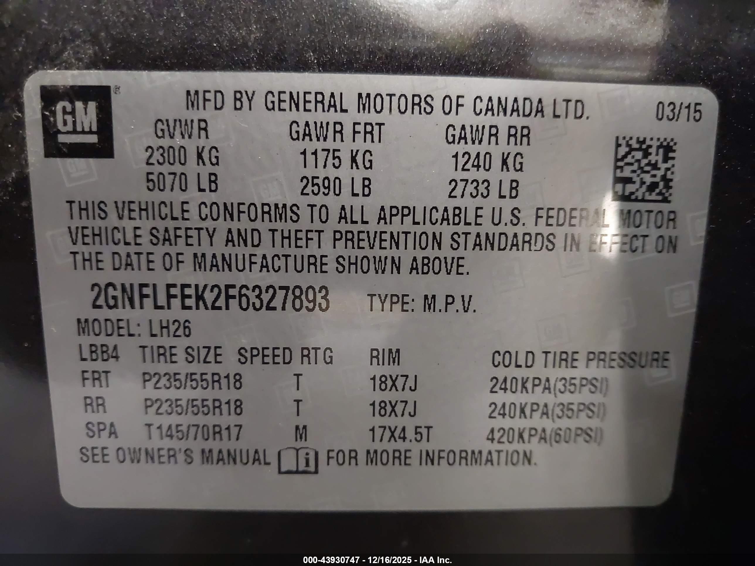 CHEVROLET EQUINOX image 9