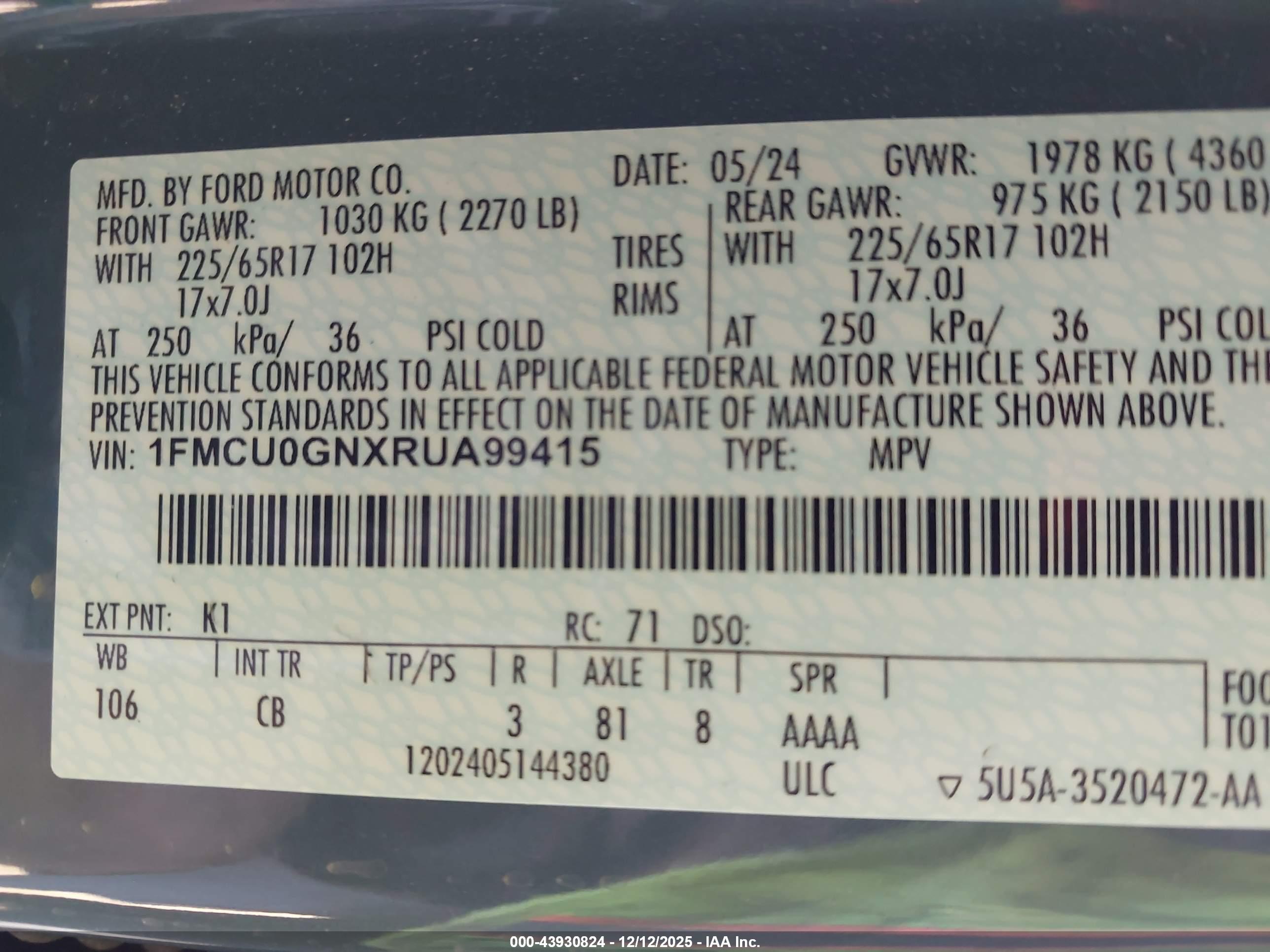 FORD ESCAPE image 9