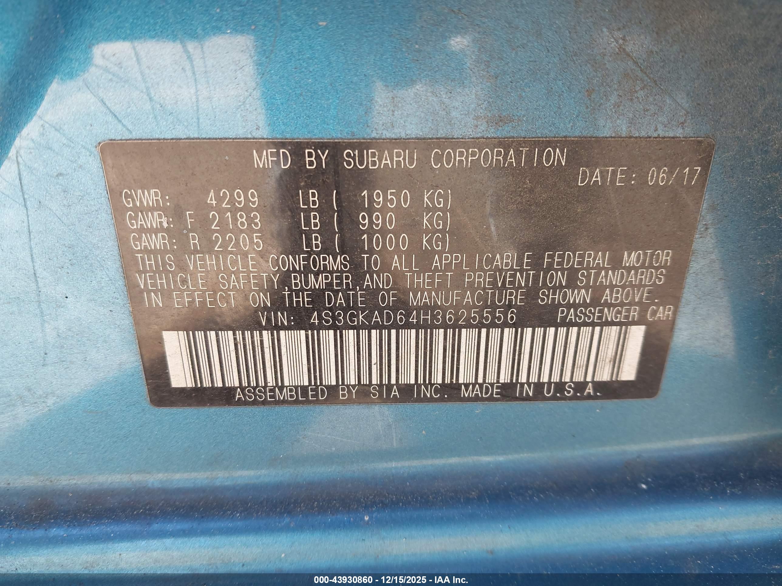 SUBARU IMPREZA image 9