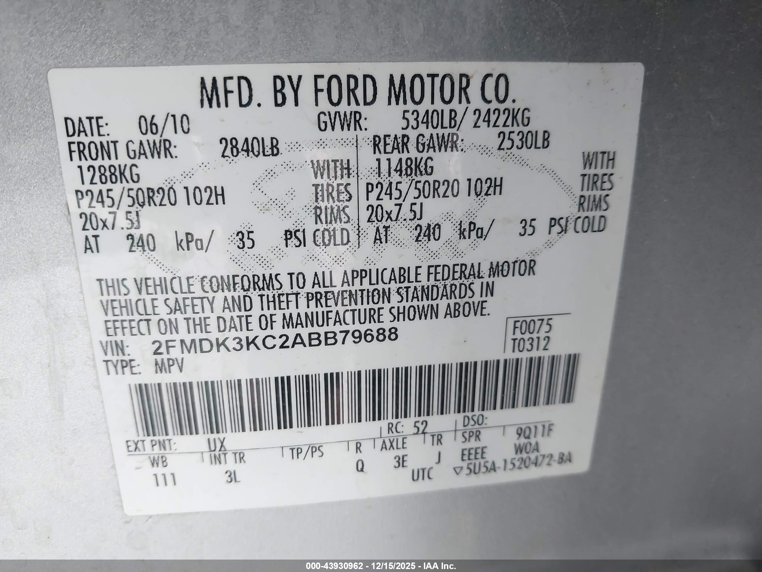 FORD EDGE image 9