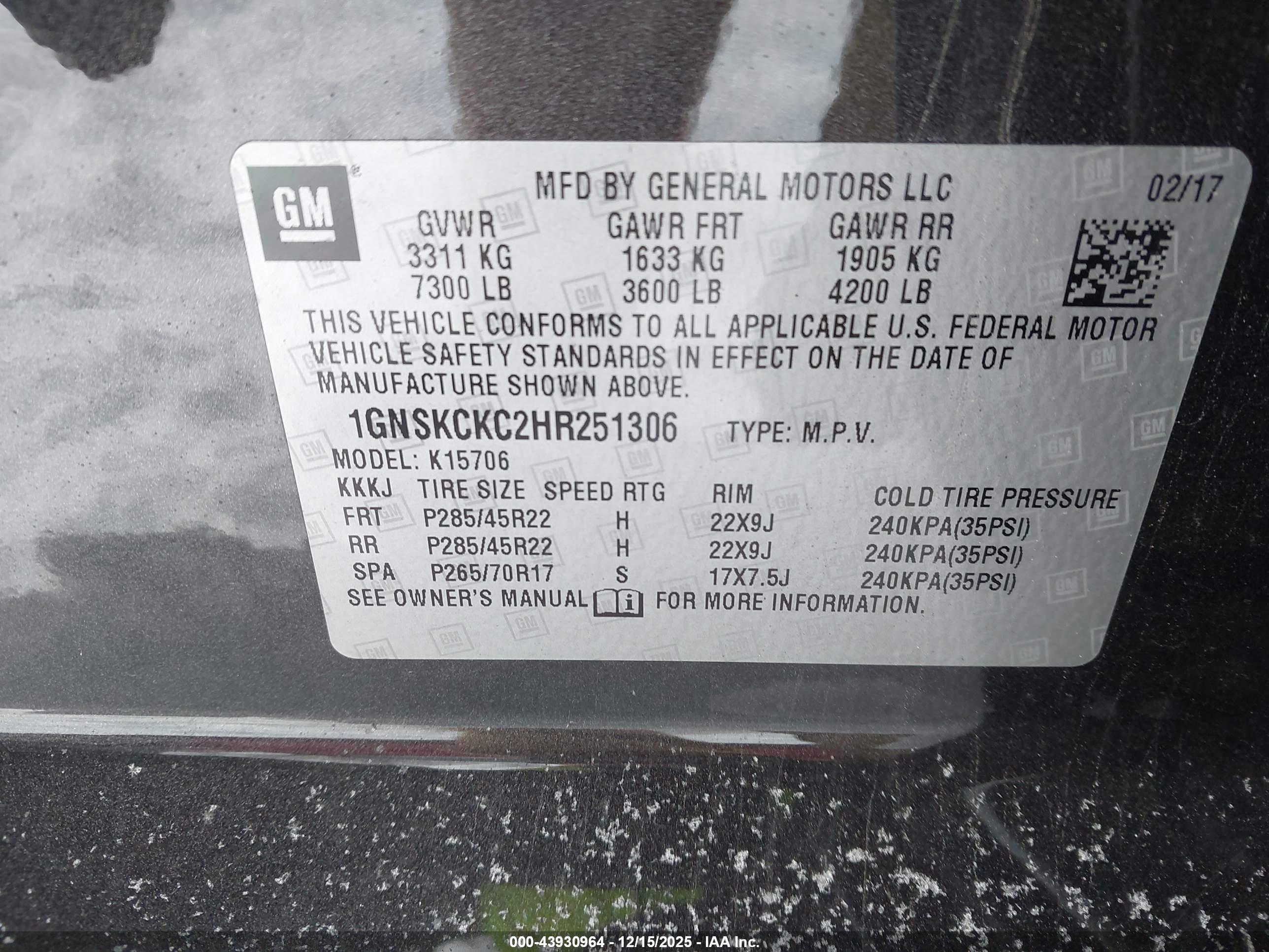 CHEVROLET TAHOE image 9