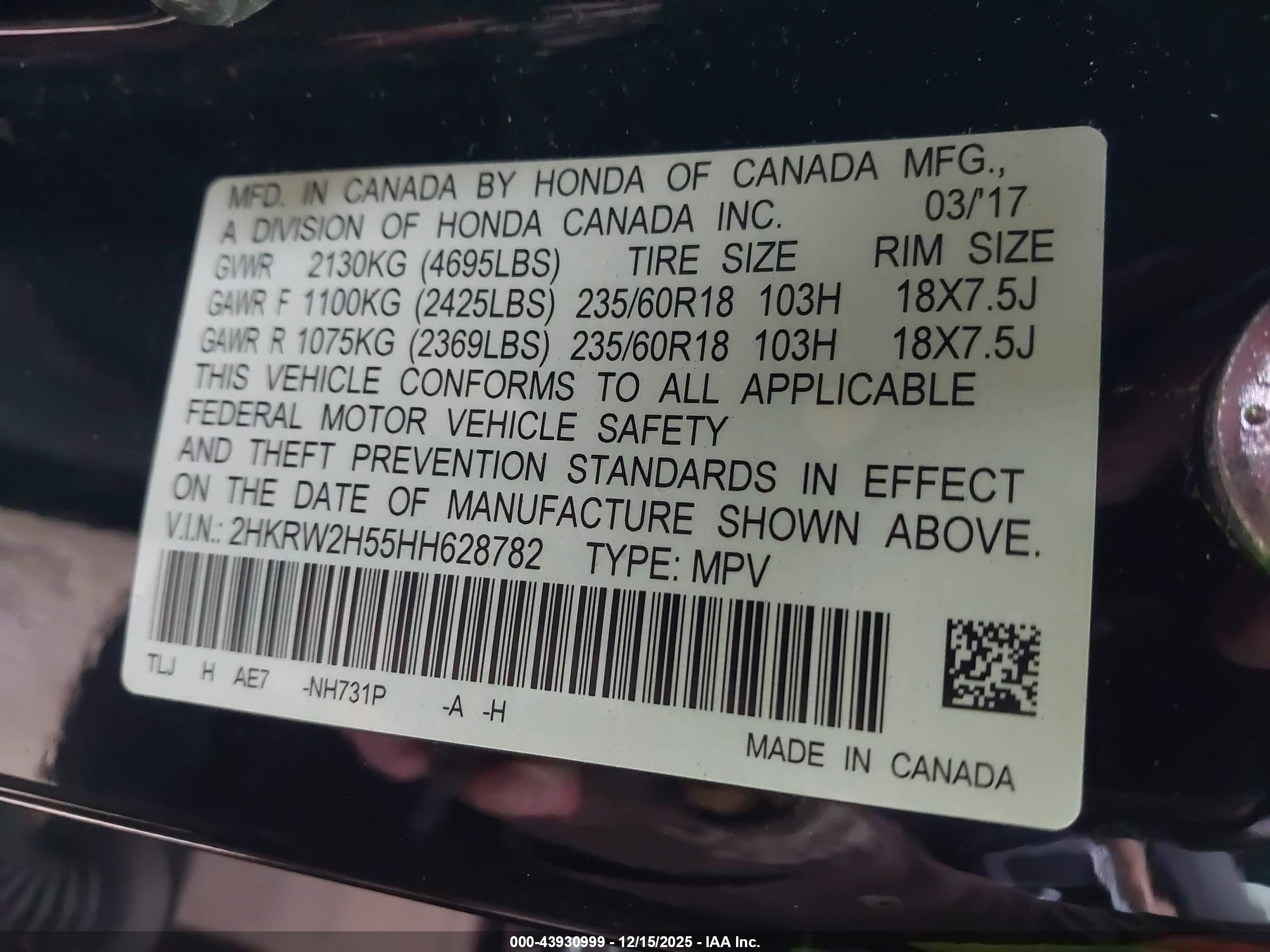 HONDA CR-V image 9