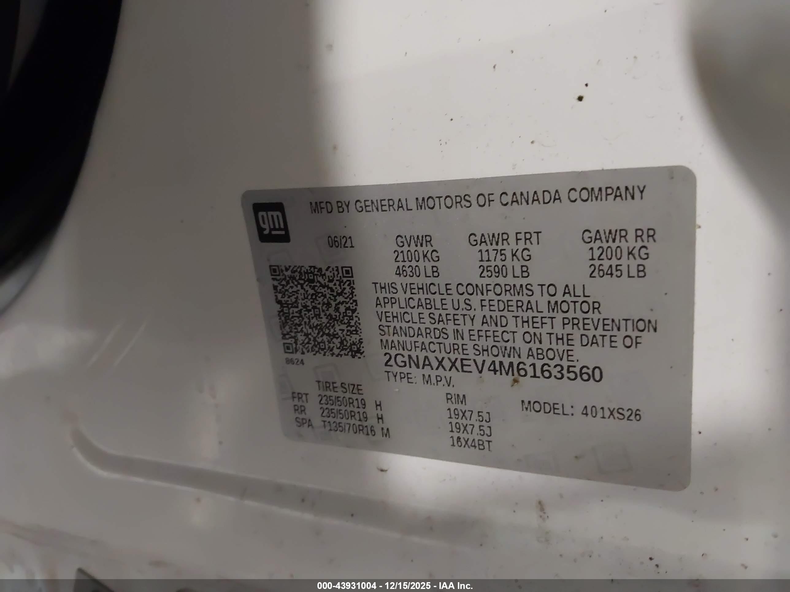 CHEVROLET EQUINOX image 9