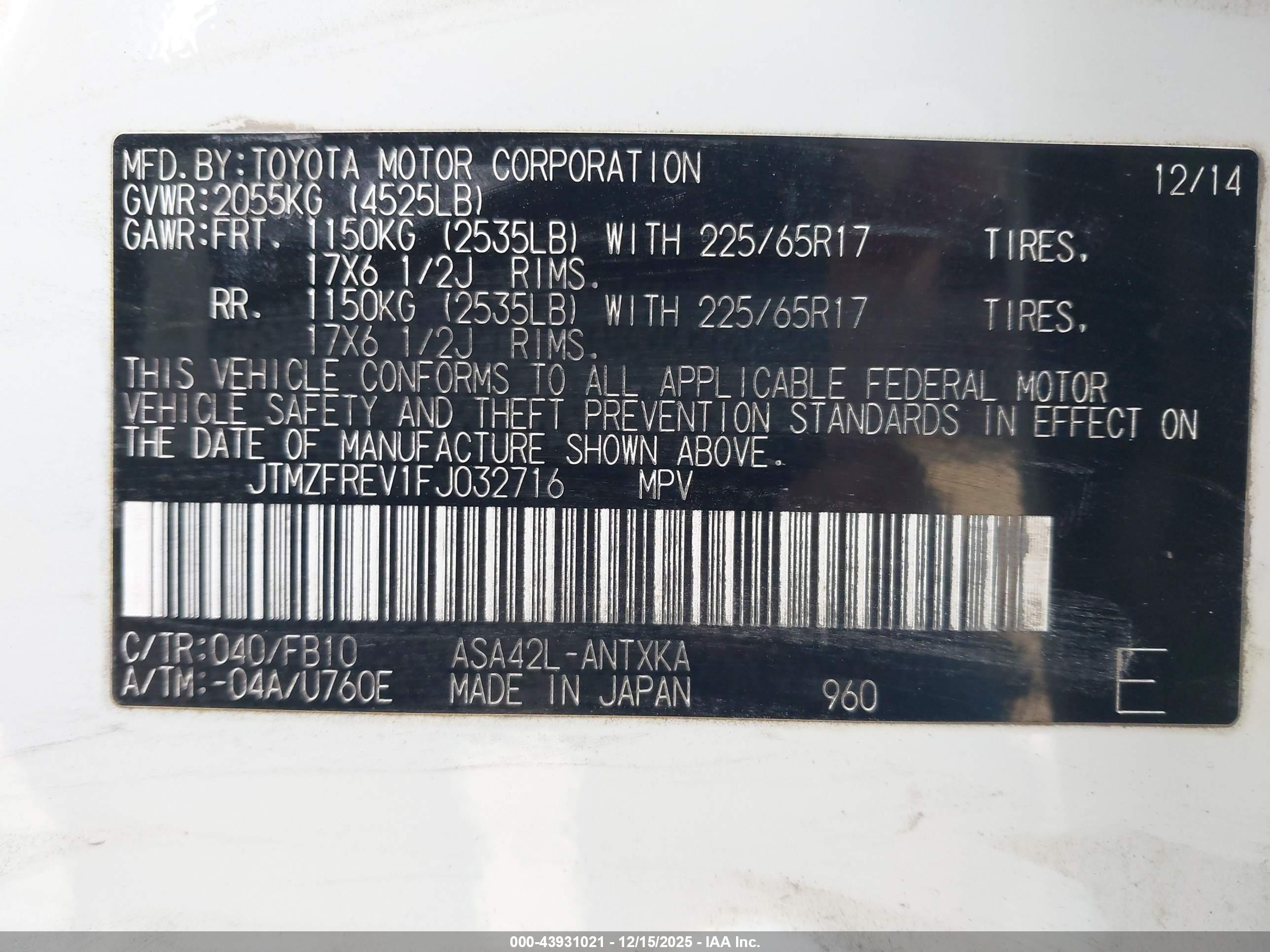TOYOTA RAV4 image 9