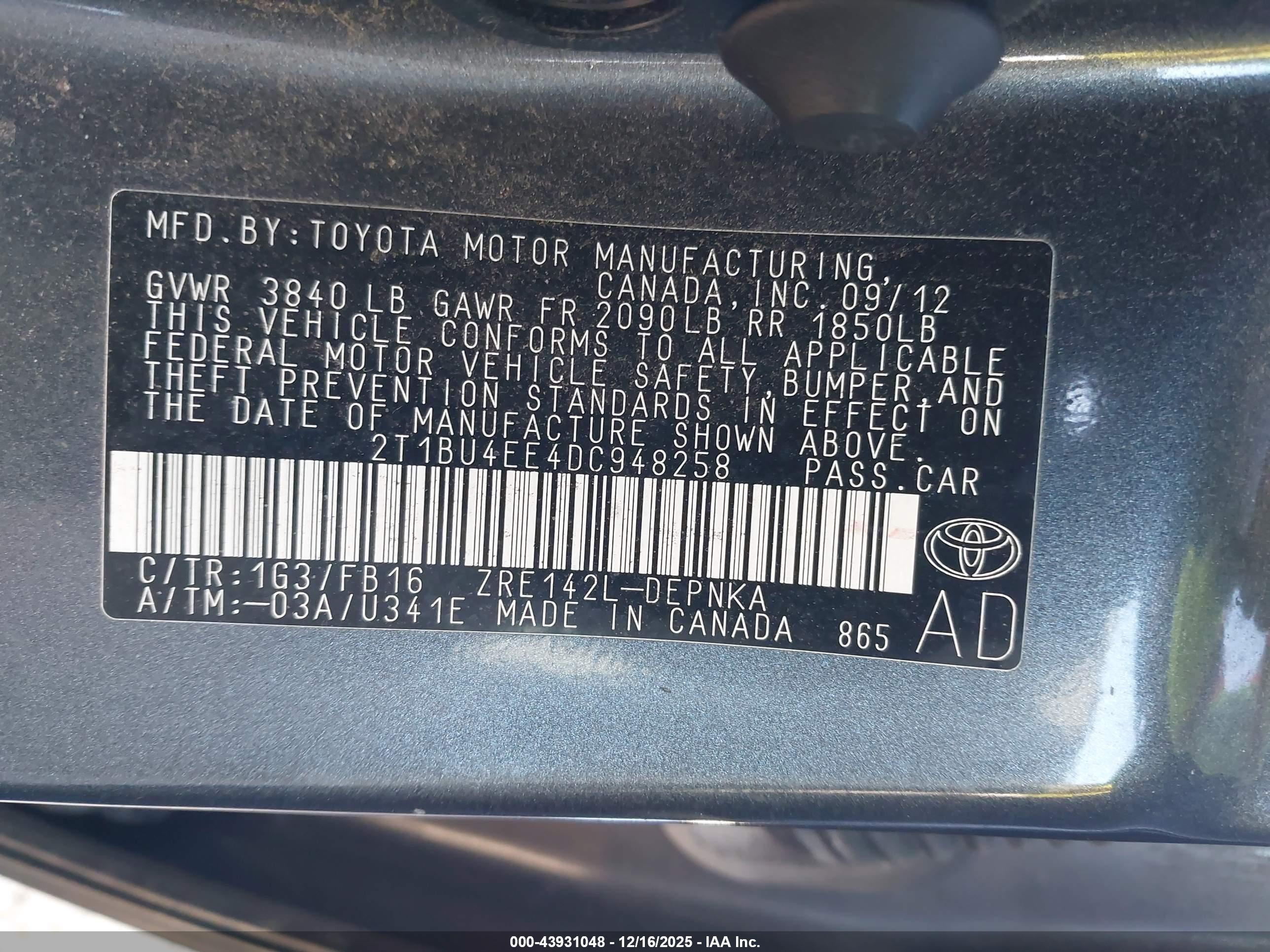 TOYOTA COROLLA image 9
