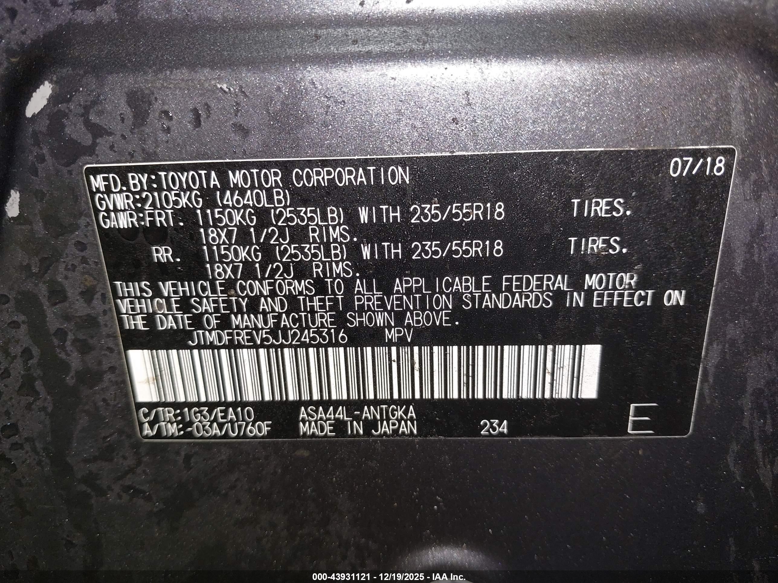 TOYOTA RAV4 image 9