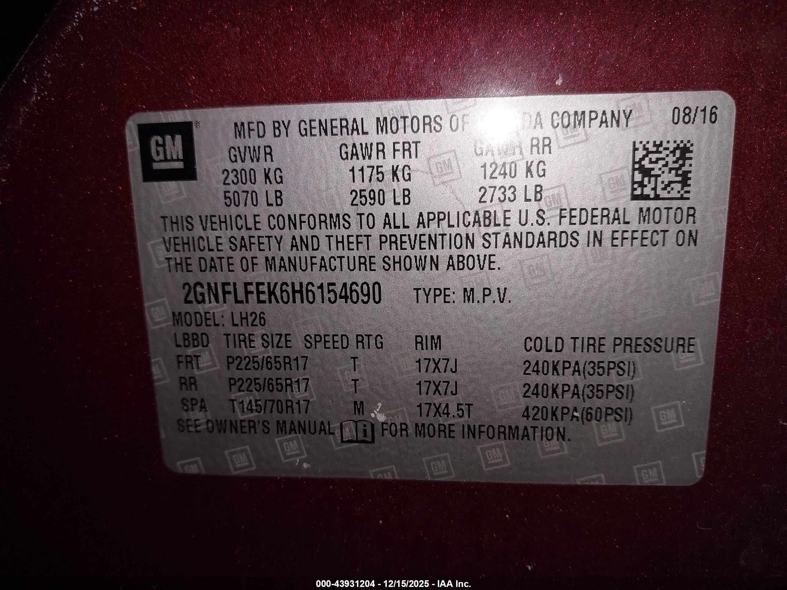 CHEVROLET EQUINOX image 9