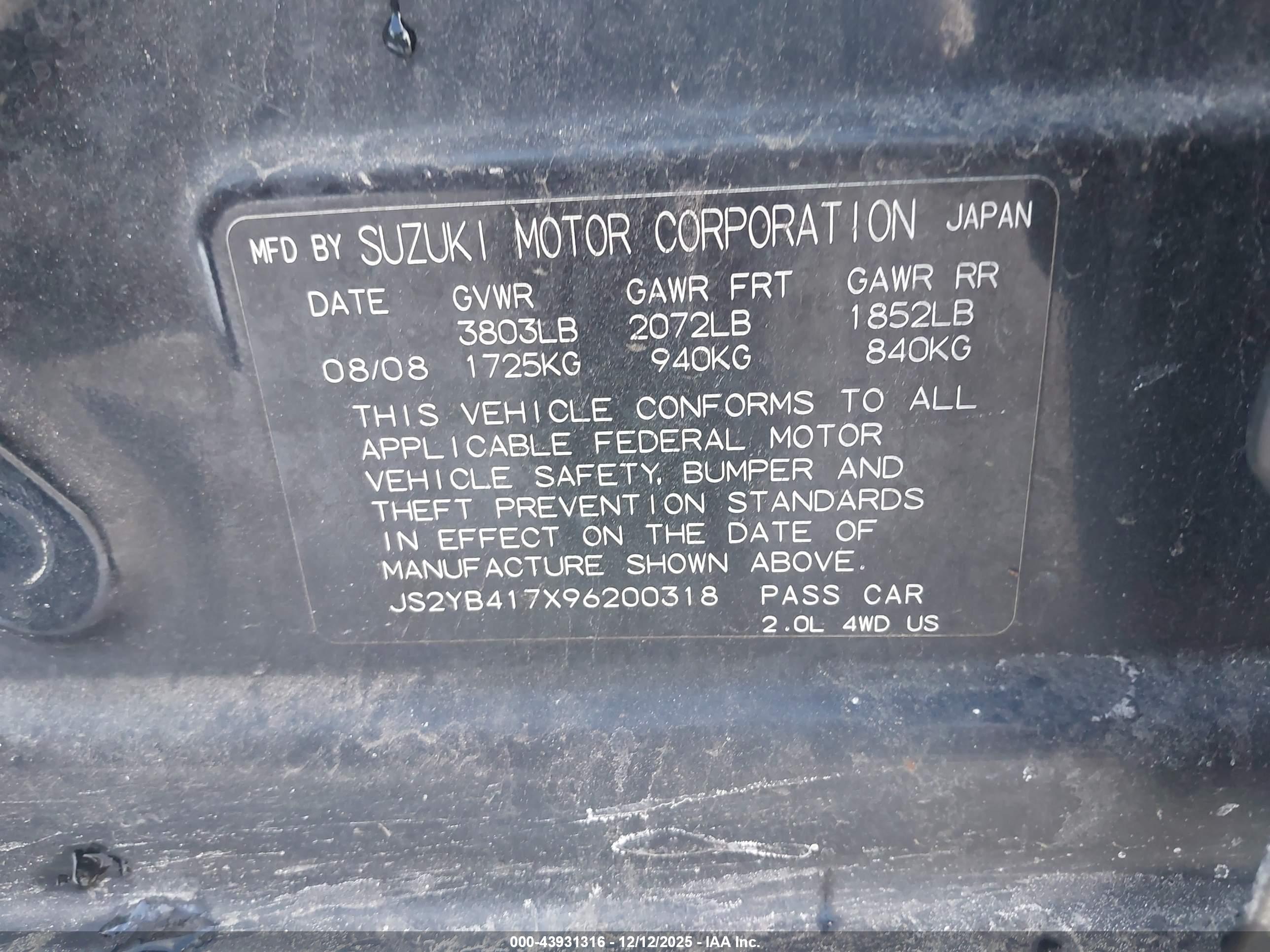 SUZUKI SX4 image 9
