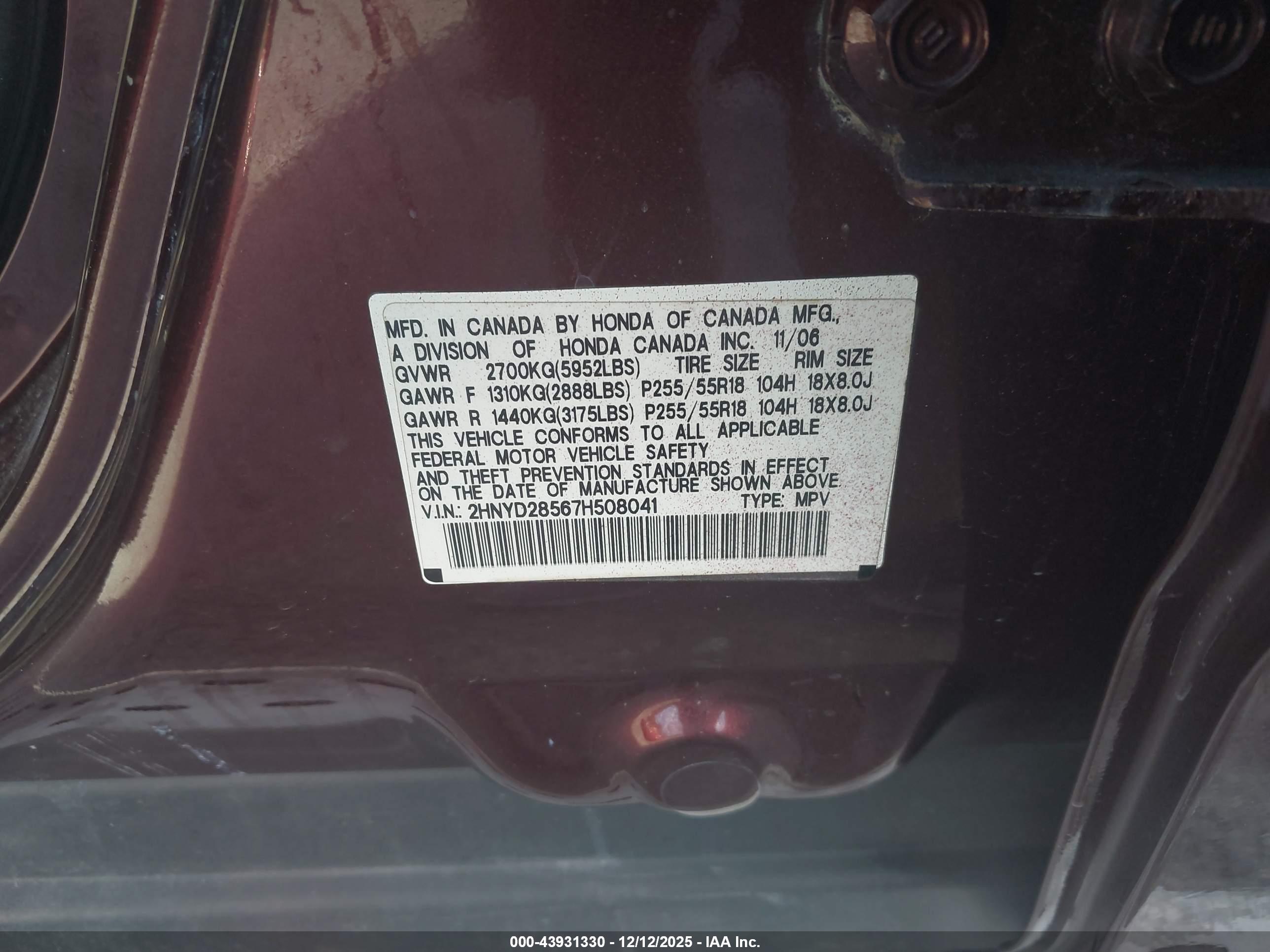 ACURA MDX image 9