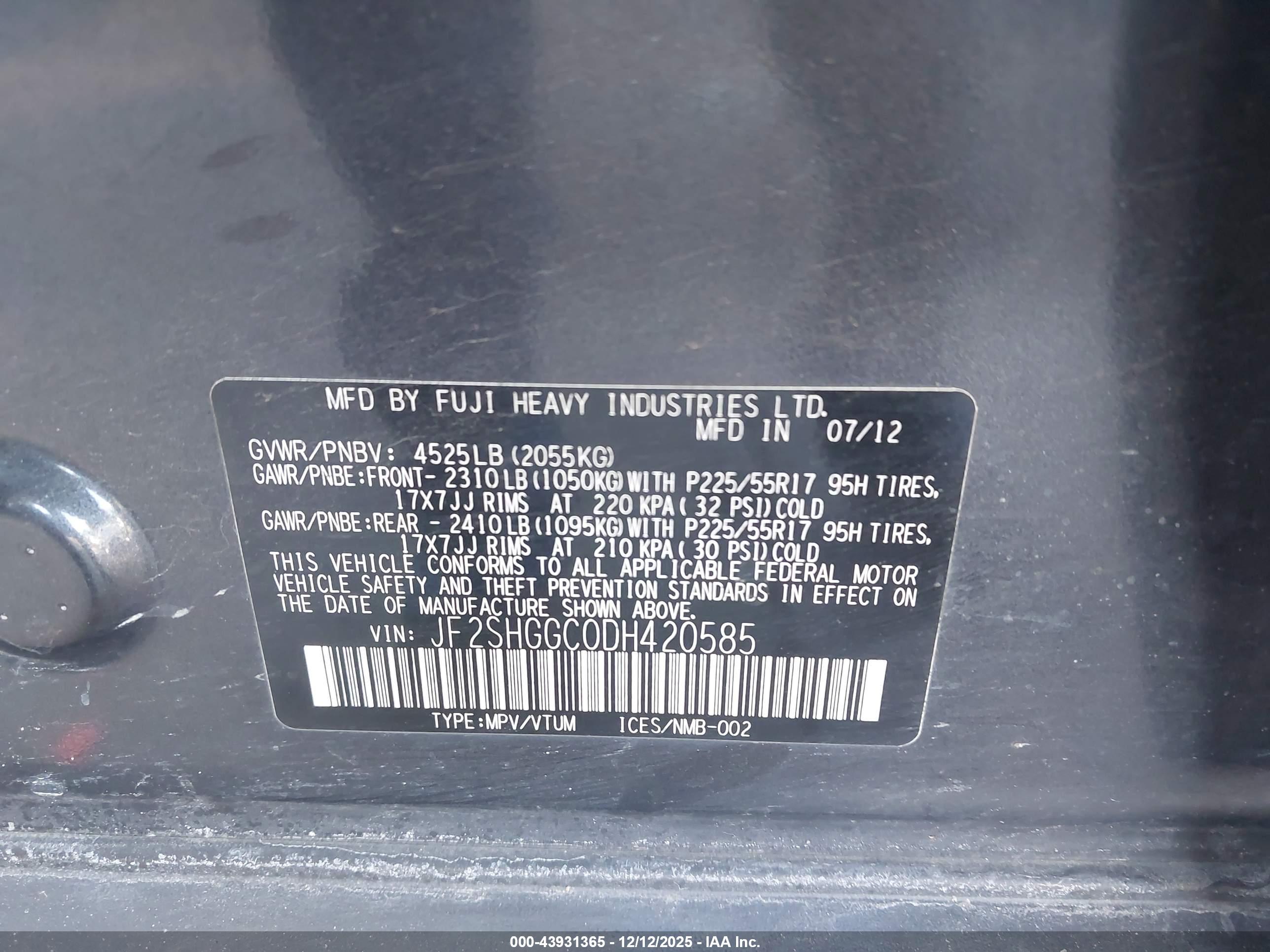 SUBARU FORESTER image 9