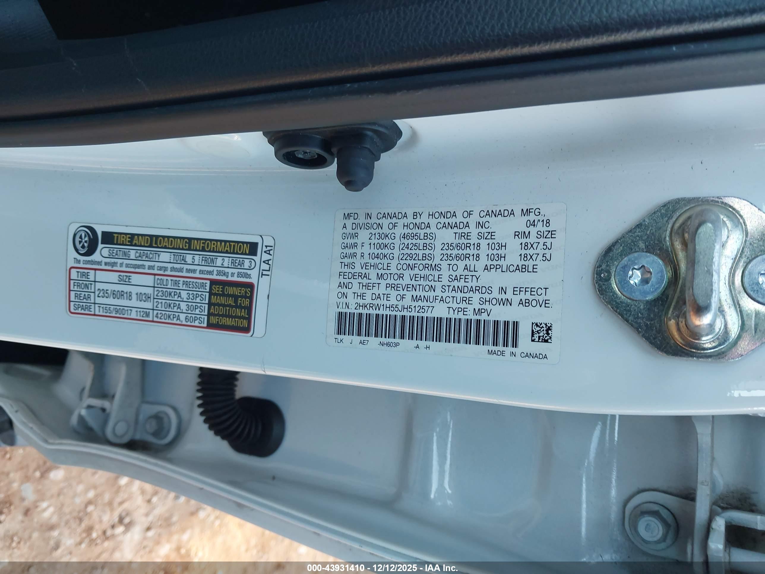 HONDA CR-V image 9