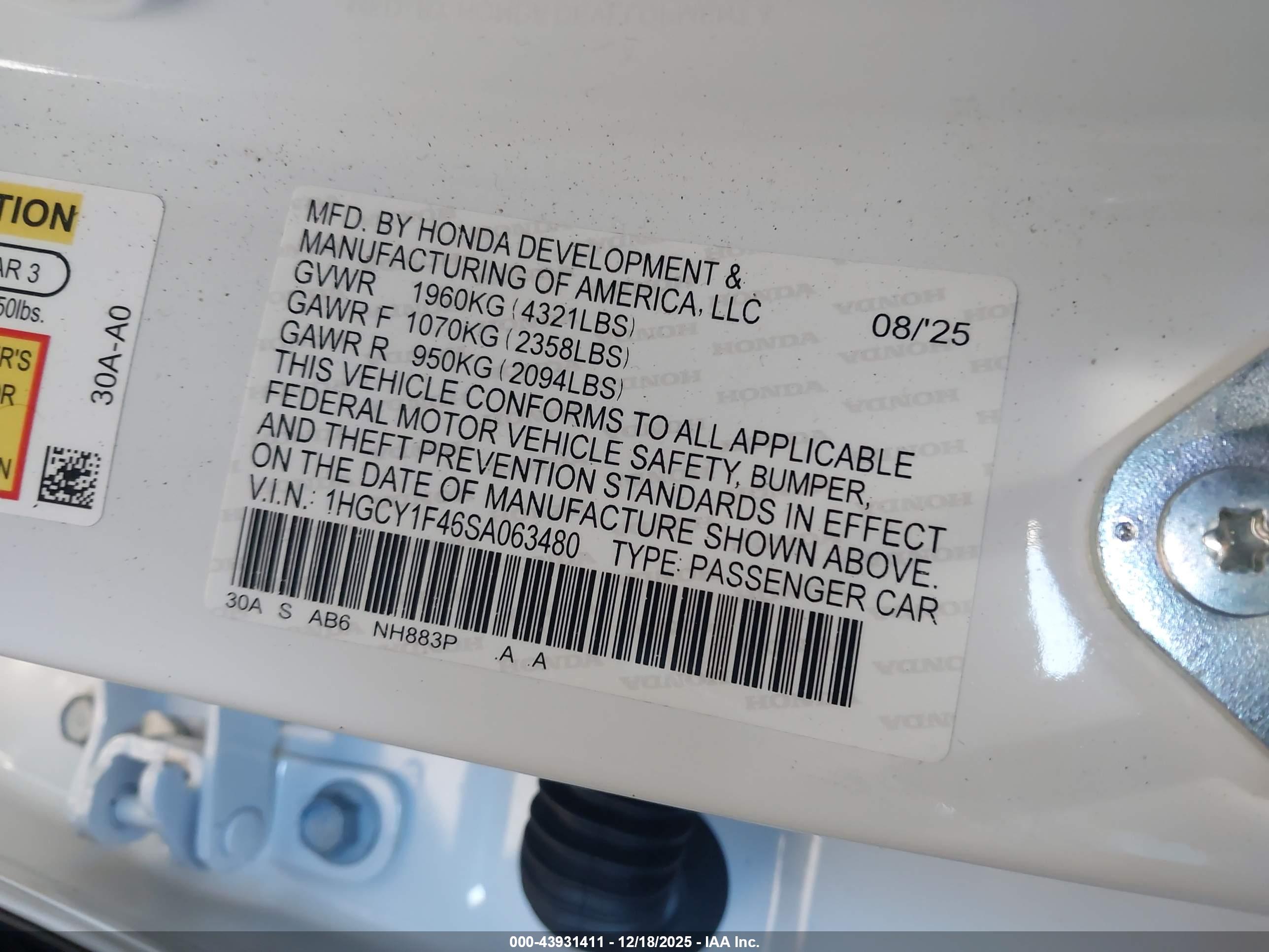 HONDA ACCORD image 9