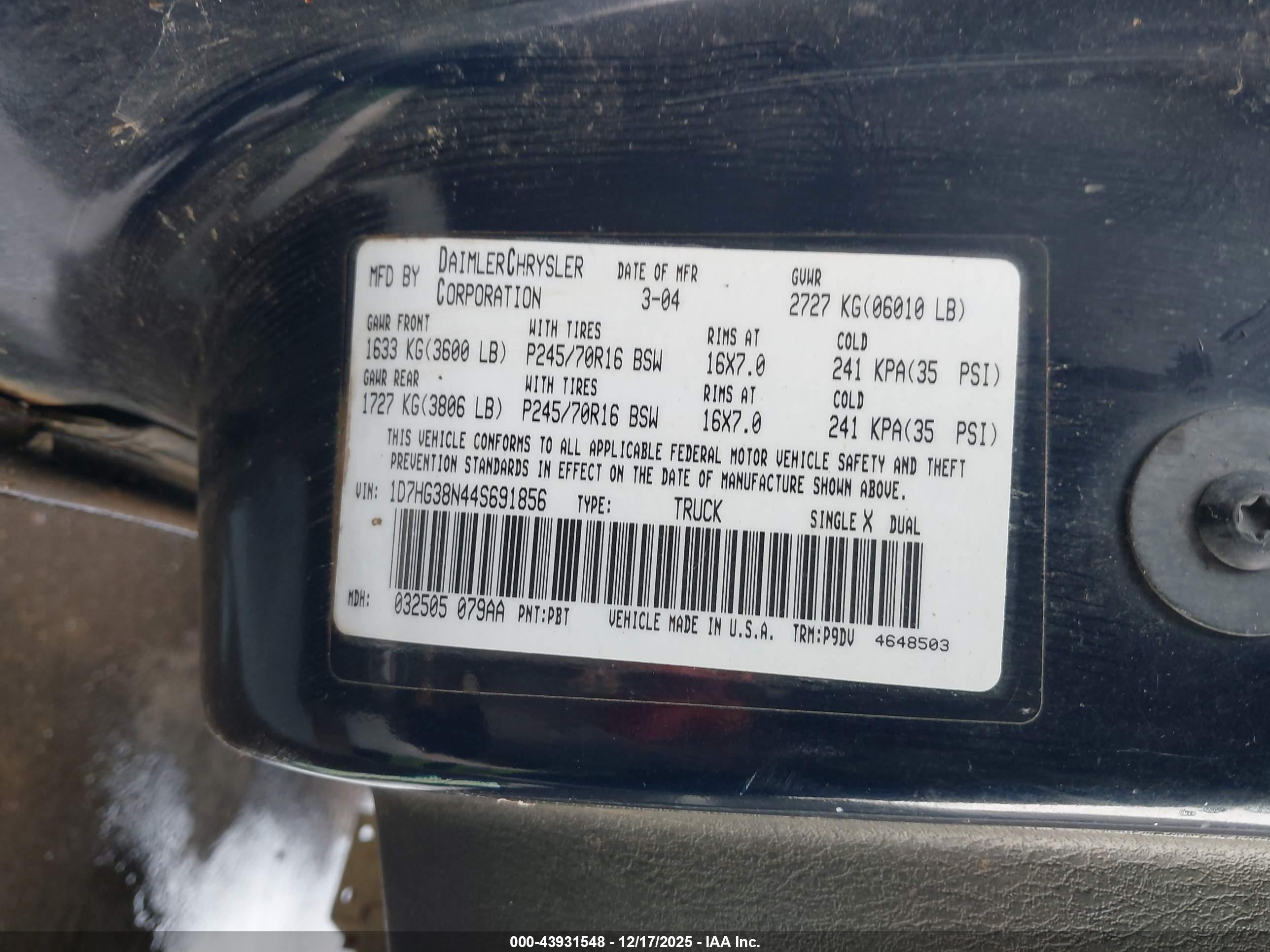 DODGE DAKOTA image 9