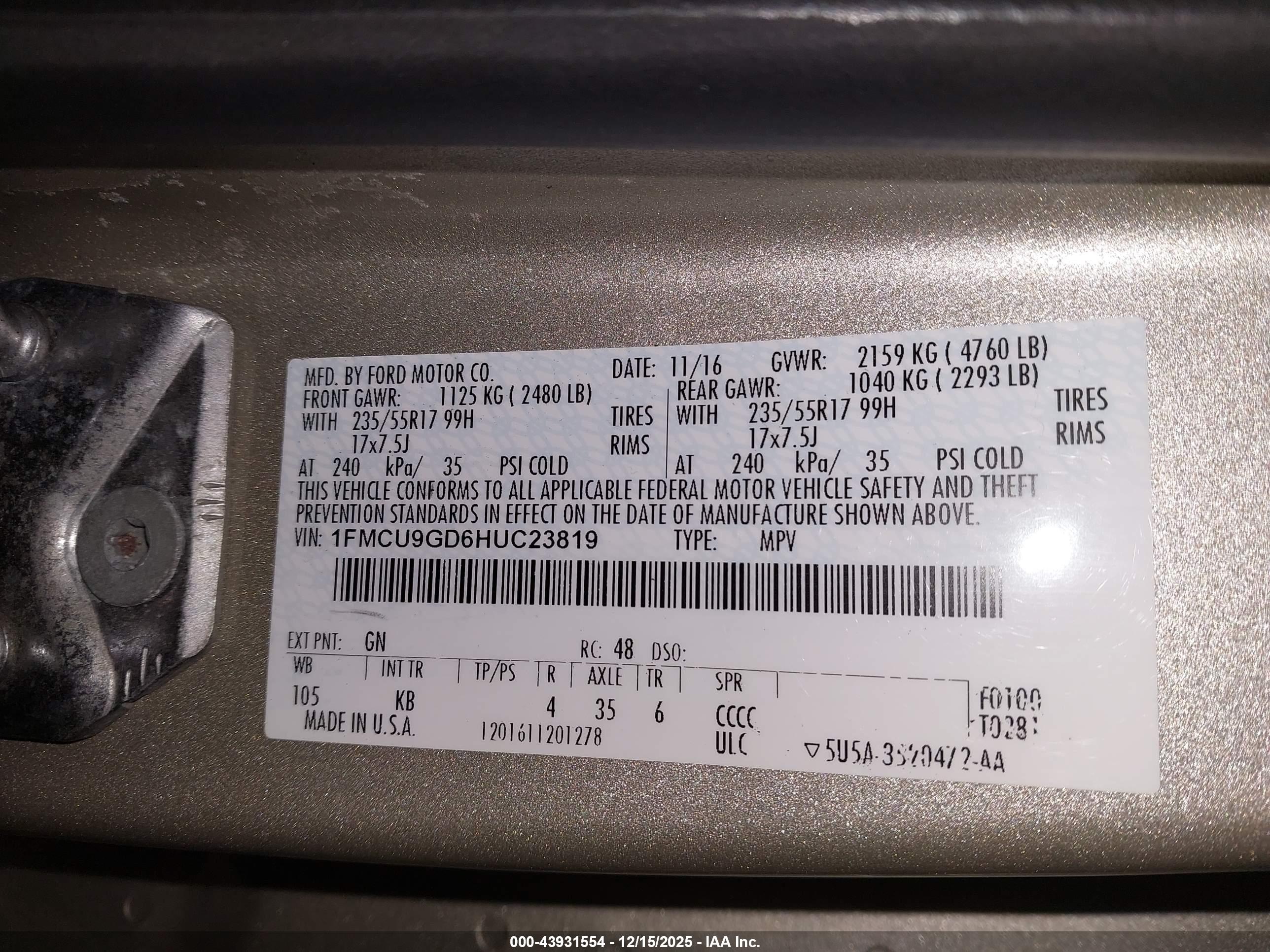 FORD ESCAPE image 9