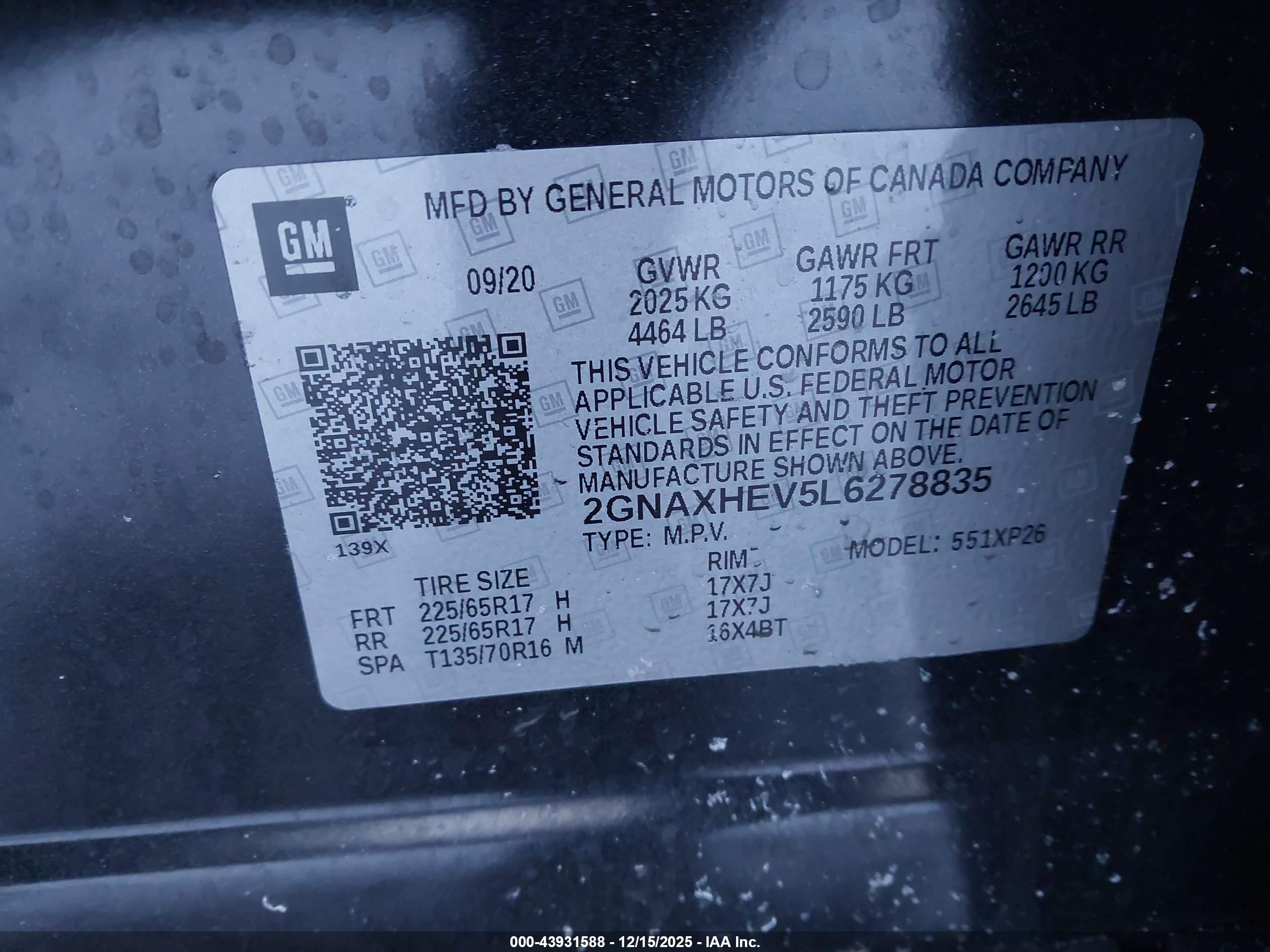CHEVROLET EQUINOX image 9
