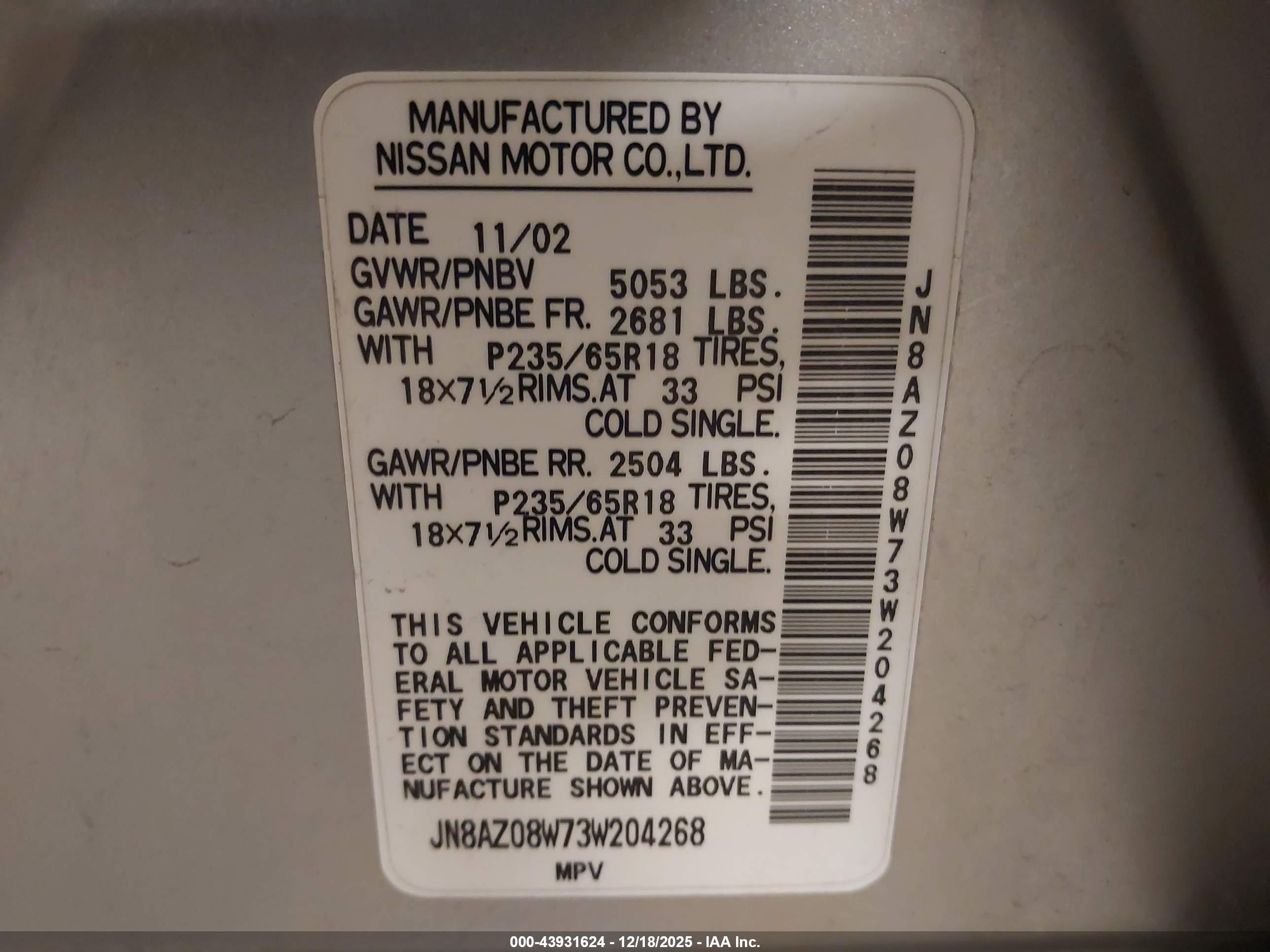 NISSAN MURANO image 9