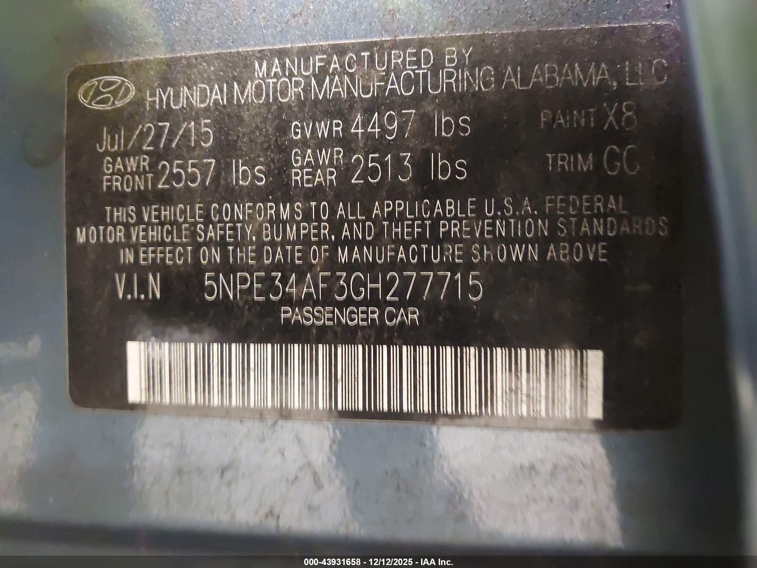 HYUNDAI SONATA image 9