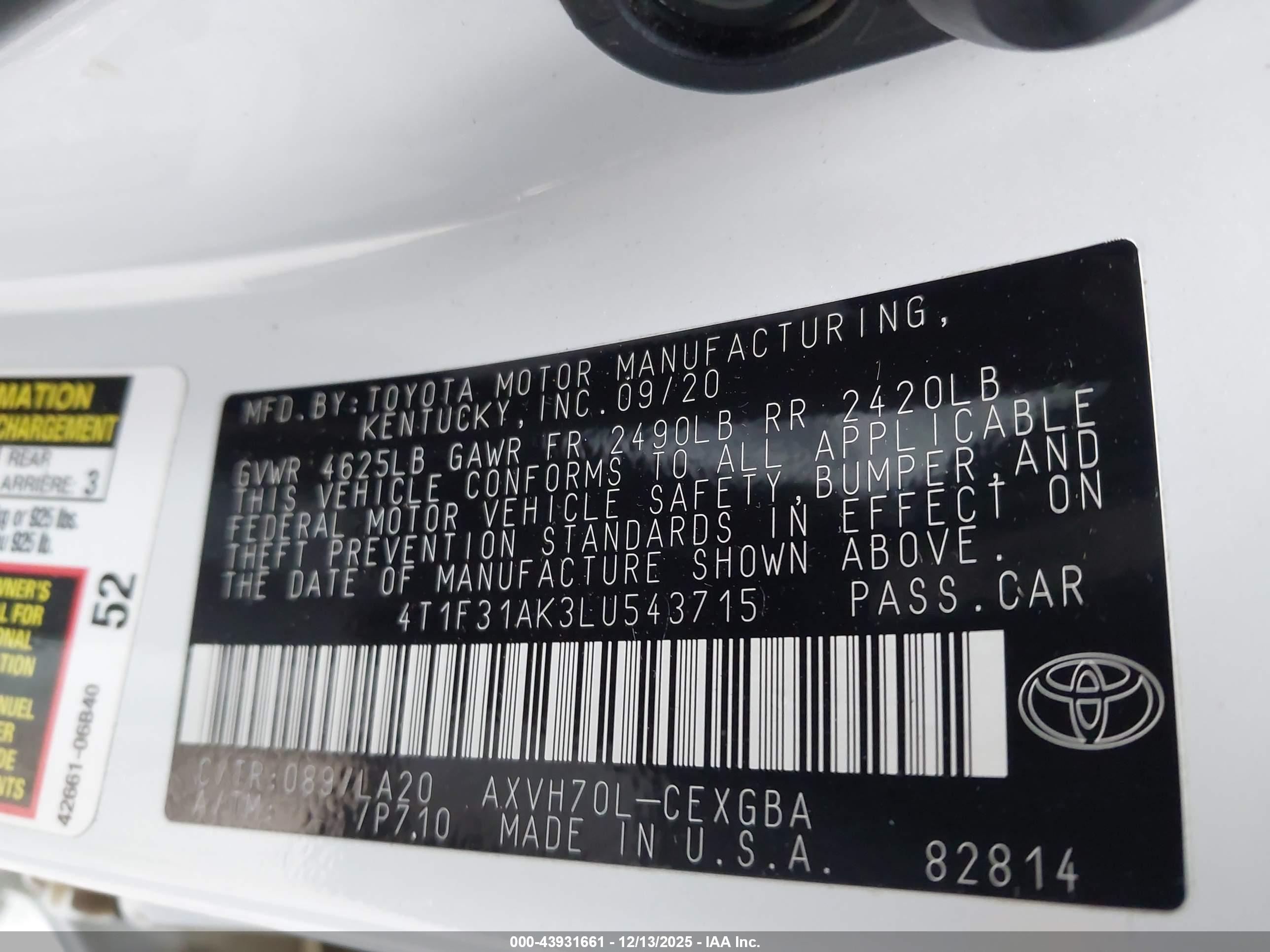 TOYOTA CAMRY image 9