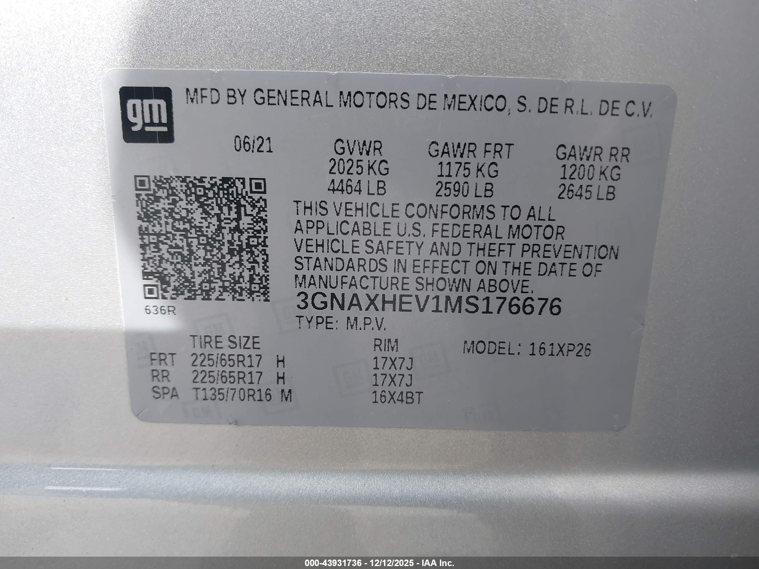 CHEVROLET EQUINOX image 9