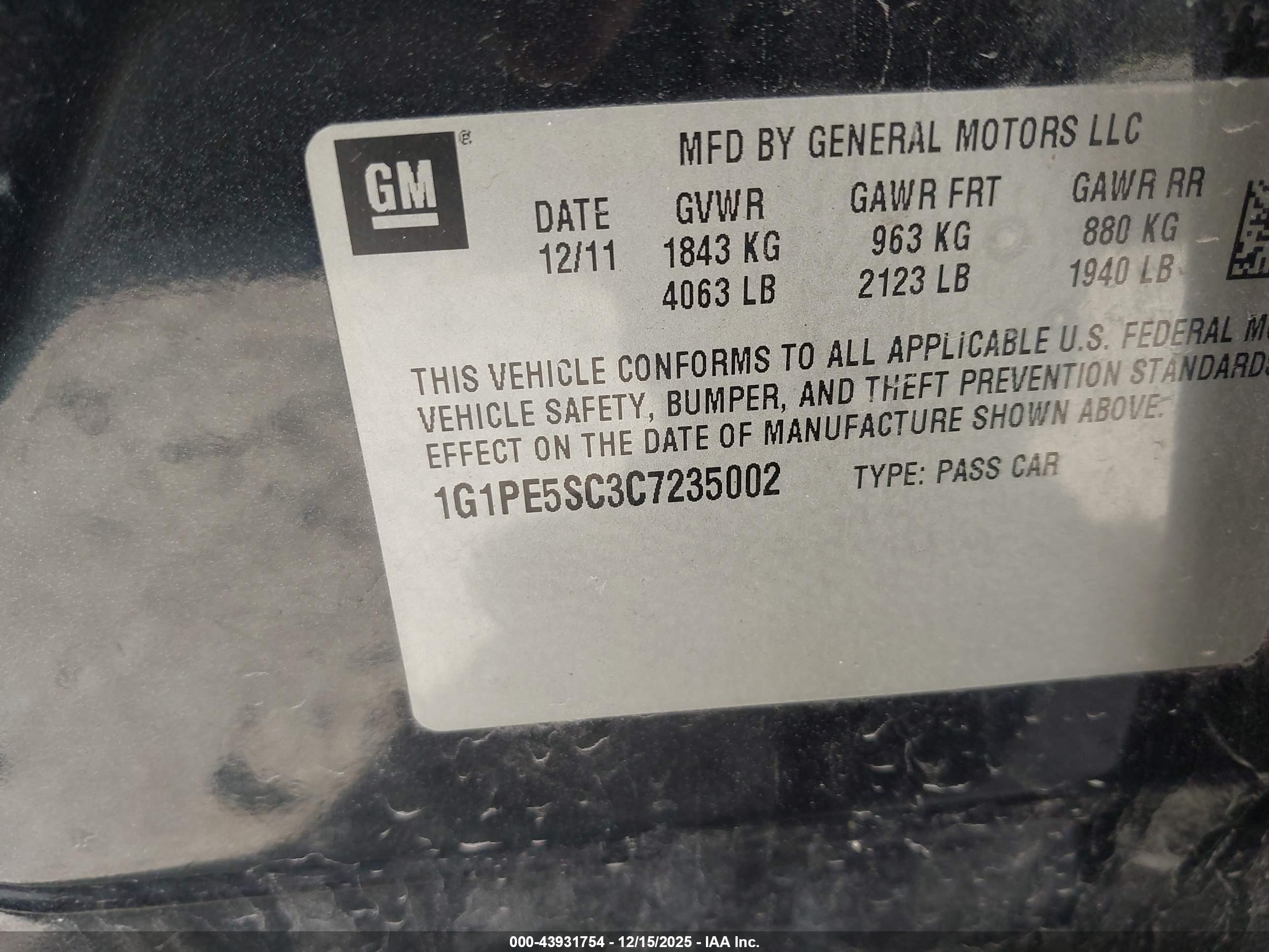 CHEVROLET CRUZE image 9