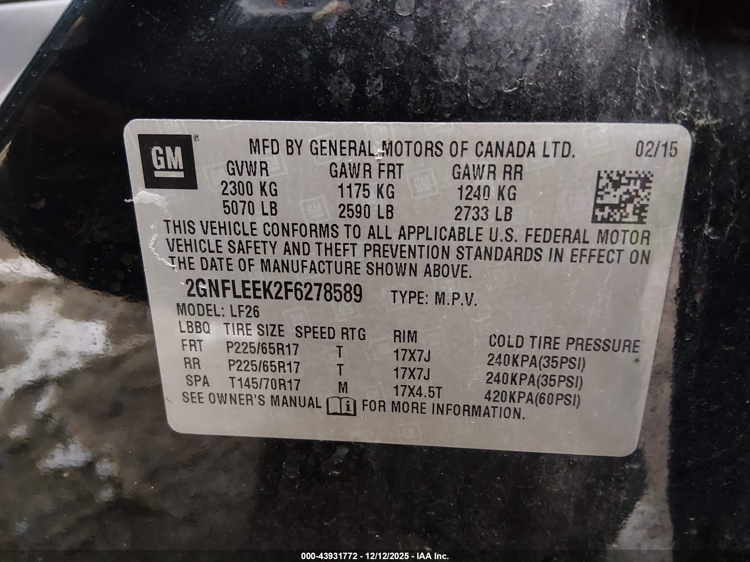 CHEVROLET EQUINOX image 9