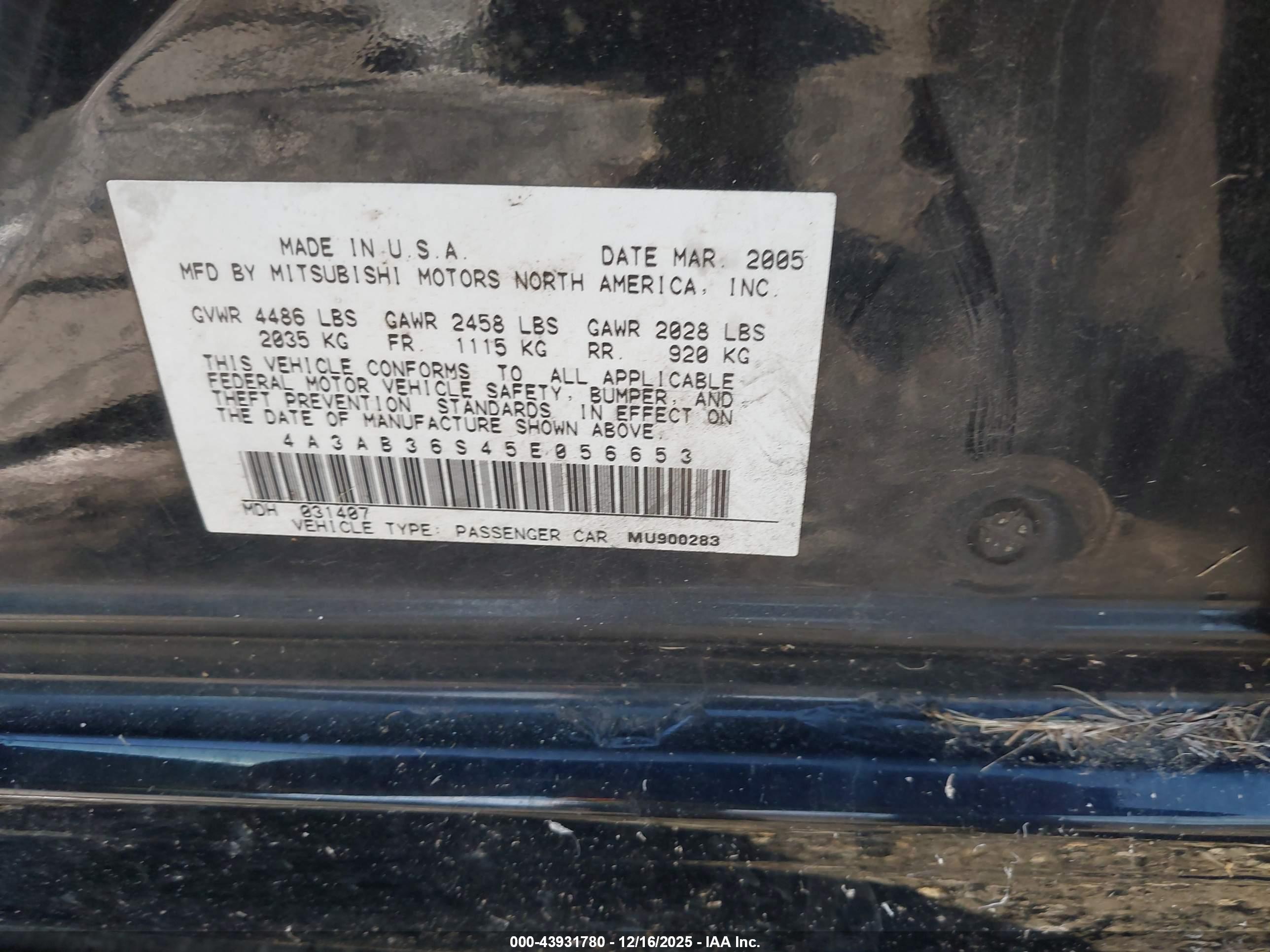 MITSUBISHI GALANT image 9