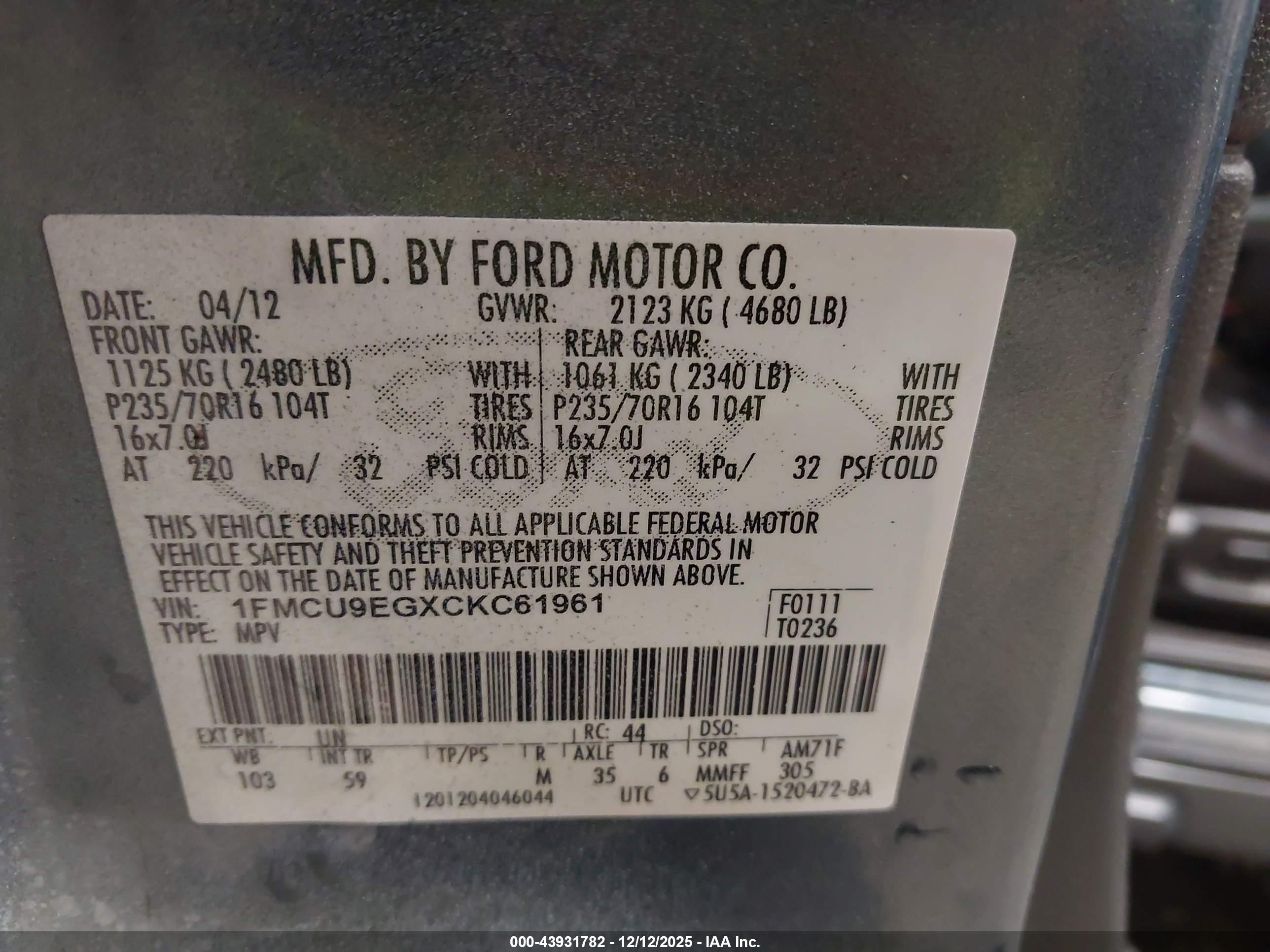 FORD ESCAPE image 9